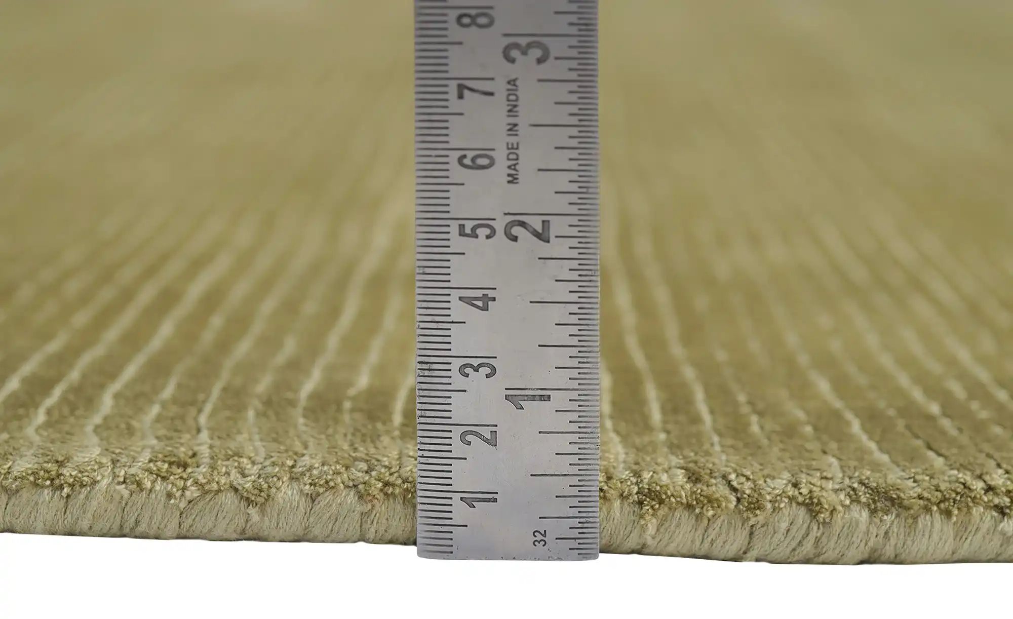 Thumbnail - como Handloom-Teppich Hiver ¦ grün ¦ Viskose,Baumwolle ¦ Maße (cm): B: 190 Teppiche > Einfarbige Teppiche - Höffner