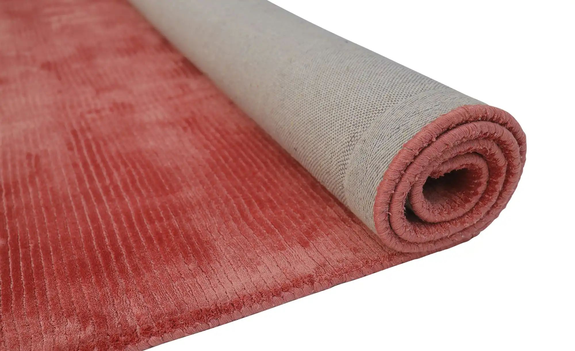 Thumbnail - como Handloom-Teppich Hiver ¦ rot ¦ Viskose,Baumwolle ¦ Maße (cm): B: 140 Teppiche > Einfarbige Teppiche - Höffner