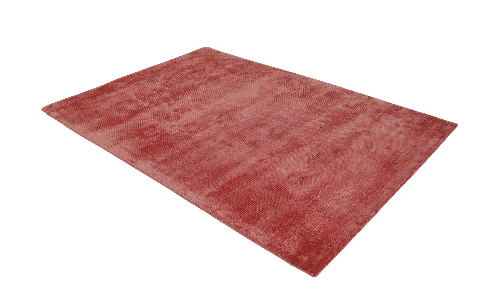 Thumbnail - como Handloom-Teppich Hiver ¦ rot ¦ Viskose,Baumwolle ¦ Maße (cm): B: 140 Teppiche > Einfarbige Teppiche - Höffner