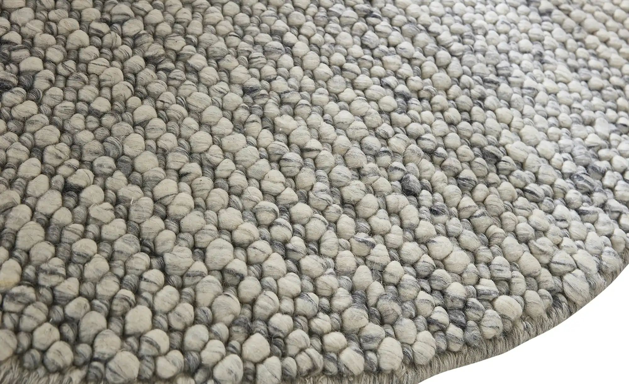 Thumbnail - Handgewebter Naturteppich Ruhpolding ¦ grau ¦ Wolle Ø: 160 Teppiche > Naturteppiche - Höffner