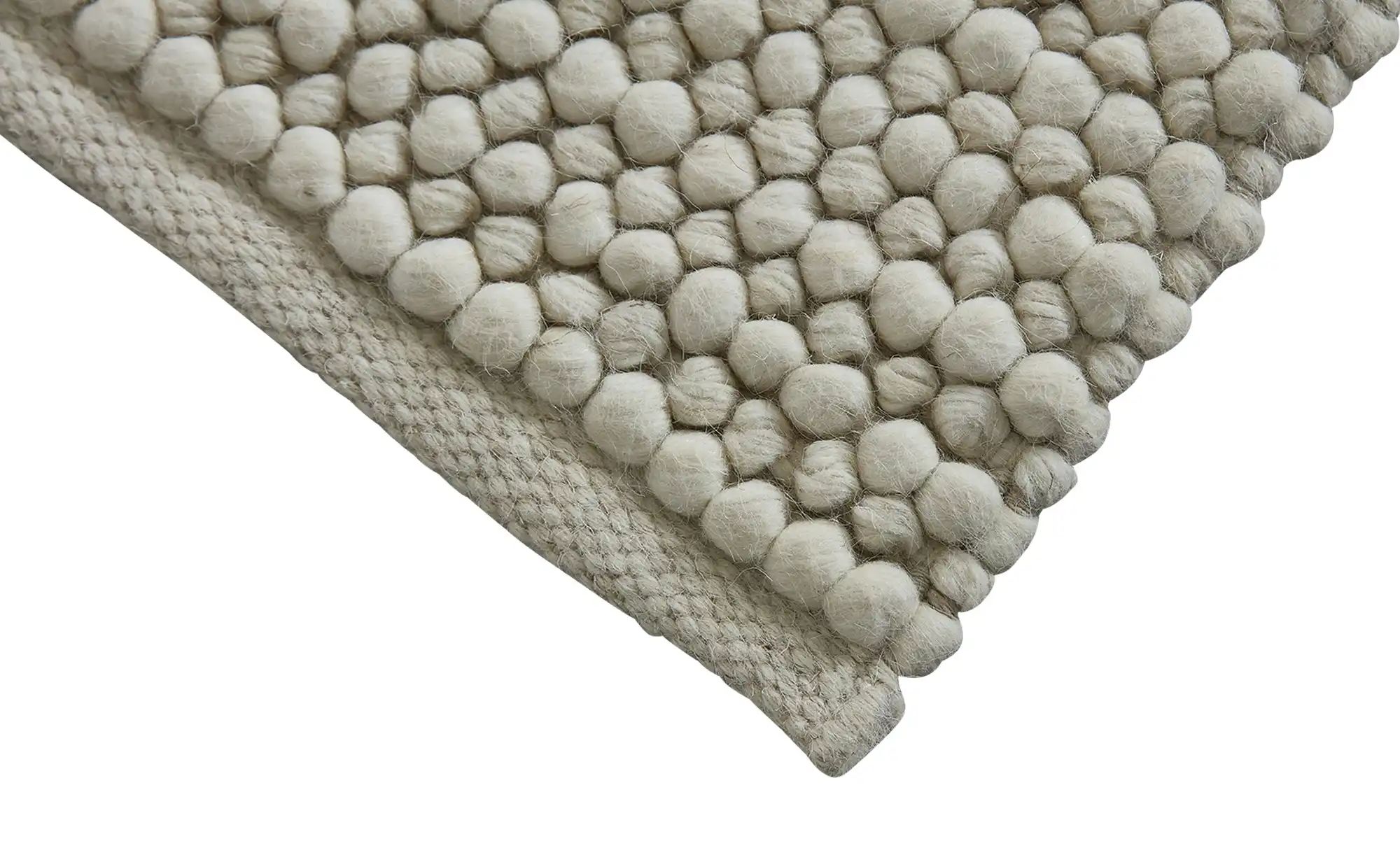 Handgewebter Naturteppich  Ruhpolding ¦ creme ¦ Wolle ¦ Maße (cm): B: 160 H günstig online kaufen