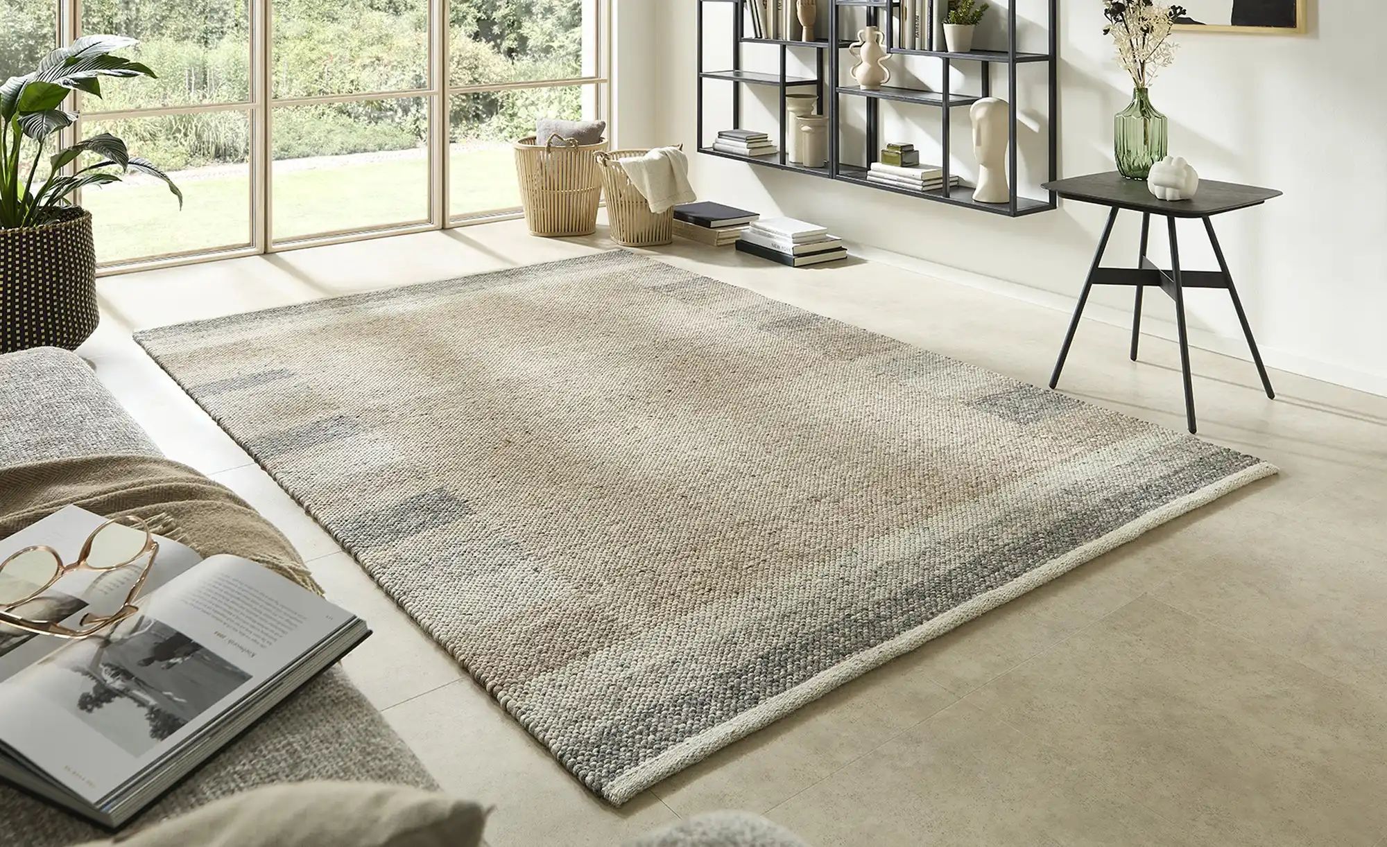 Handweb-Teppich  Pito Design ¦ mehrfarbig ¦ Wolle ¦ Maße (cm): B: 160 Teppi günstig online kaufen