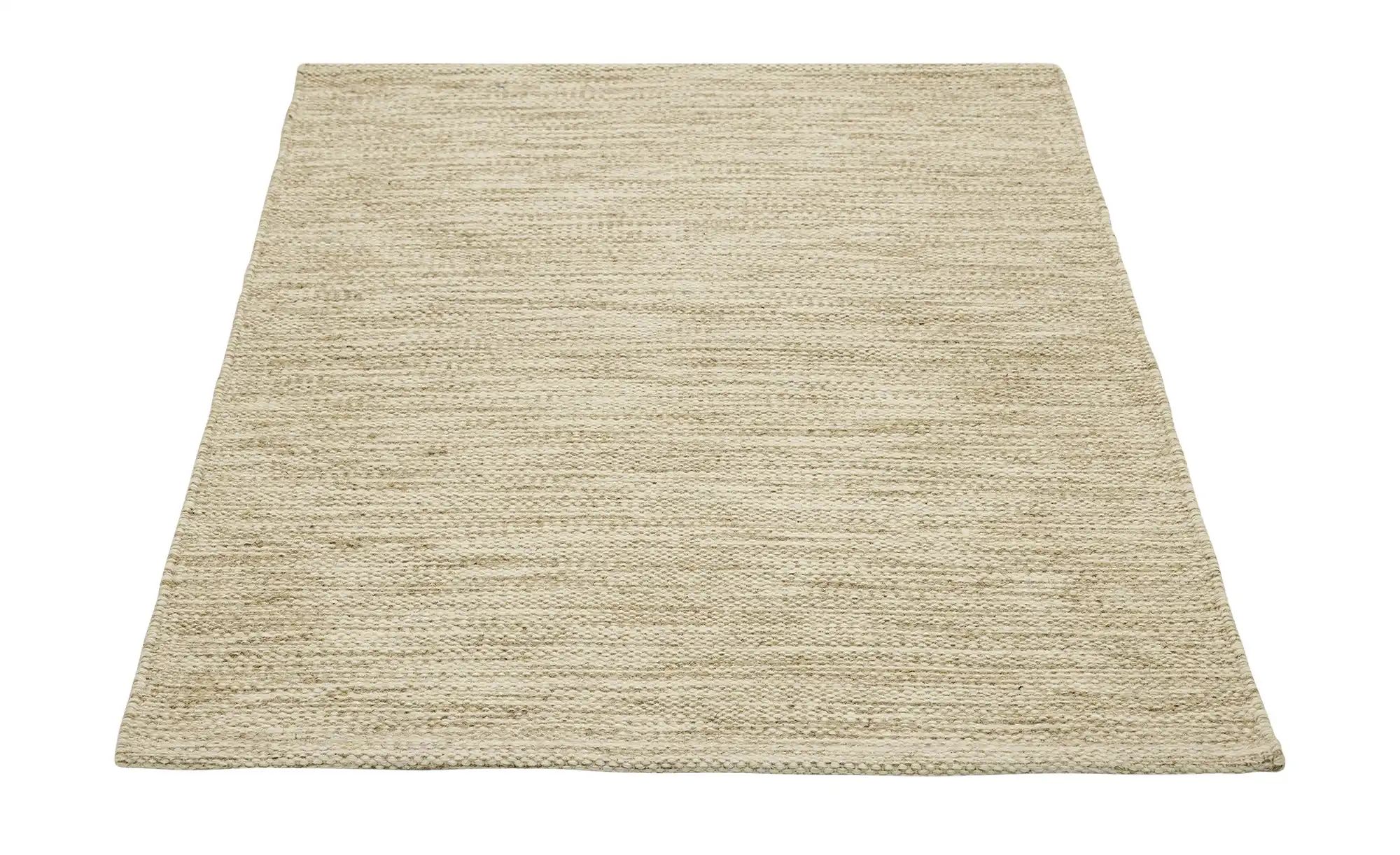 Handweb-Teppich  Davao ¦ beige ¦ Baumwolle,Wolle ¦ Maße (cm): B: 60 Teppich günstig online kaufen