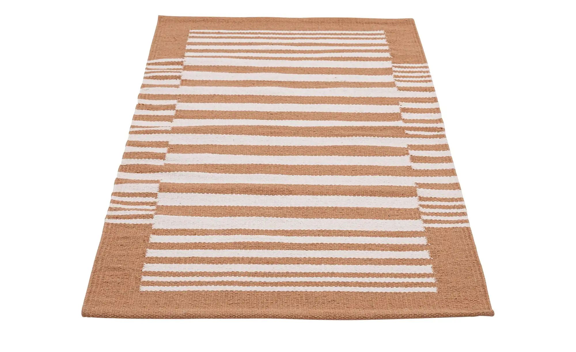 Kelim-Teppich  Buri ¦ orange ¦ Baumwolle ¦ Maße (cm): B: 60 Teppiche > Natu günstig online kaufen