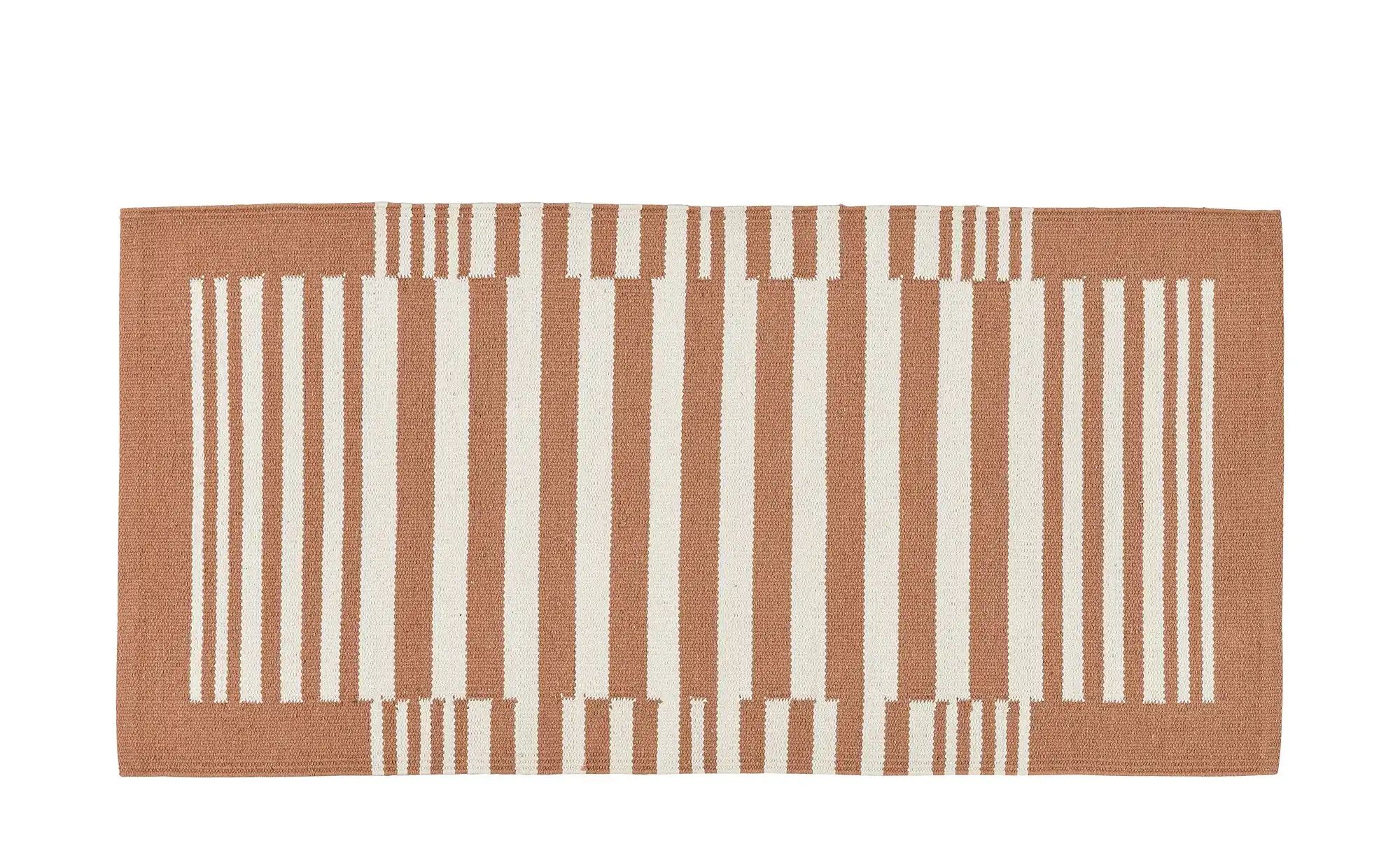 Kelim-Teppich  Buri ¦ orange ¦ Baumwolle ¦ Maße (cm): B: 60 Teppiche > Natu günstig online kaufen