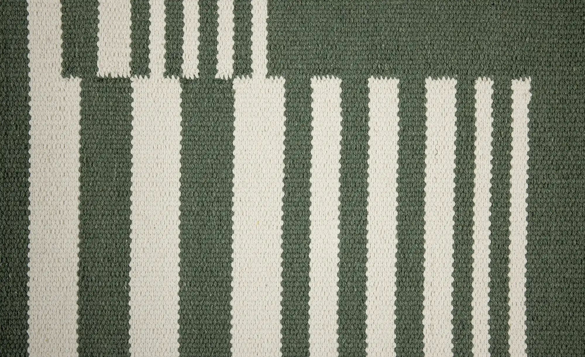 Kelim-Teppich  Buri ¦ grün ¦ Baumwolle ¦ Maße (cm): B: 60 Teppiche > Naturt günstig online kaufen