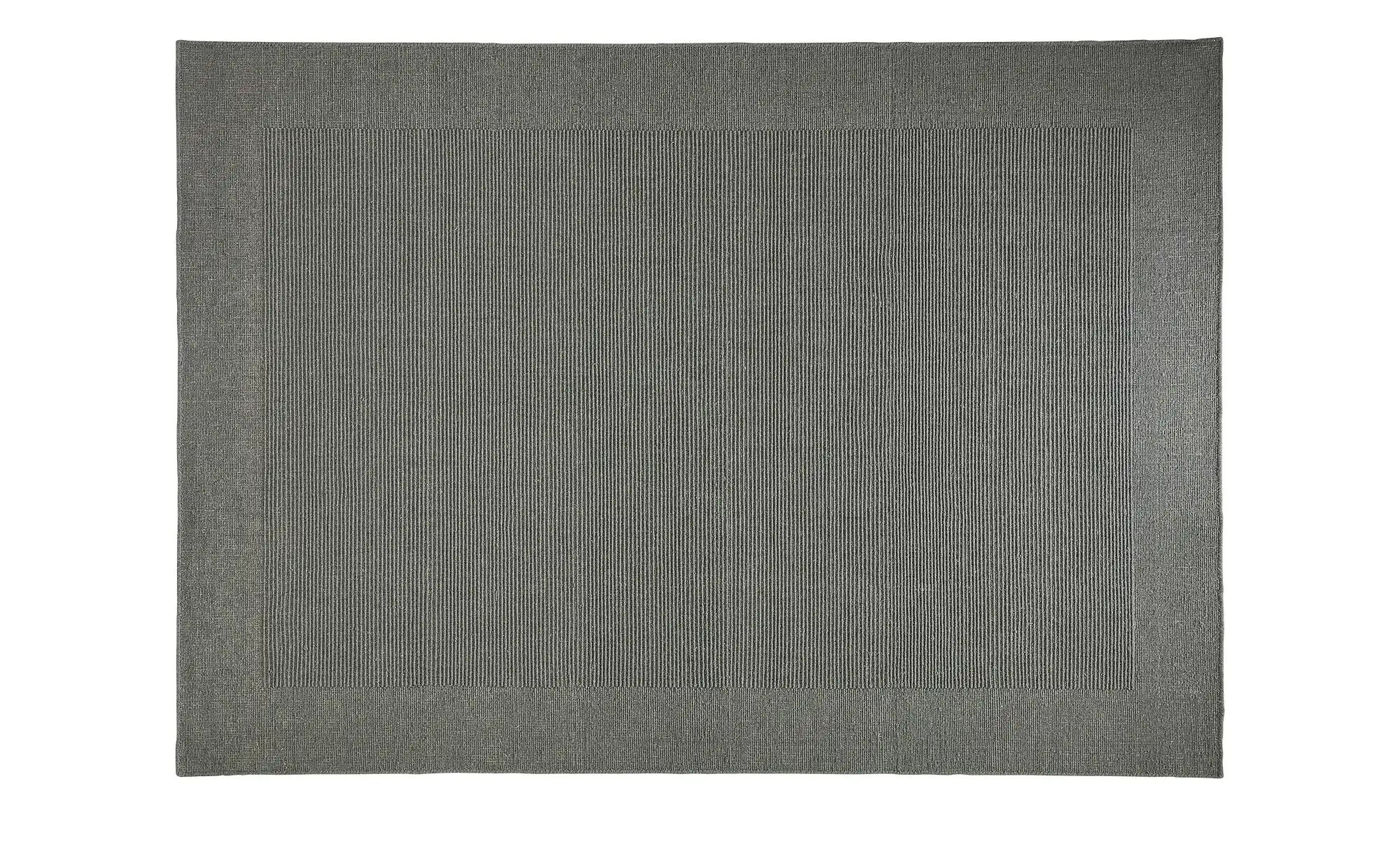 Handweb-Teppich  Vermont ¦ schwarz ¦ Wolle ¦ Maße (cm): B: 70 Teppiche > Na günstig online kaufen