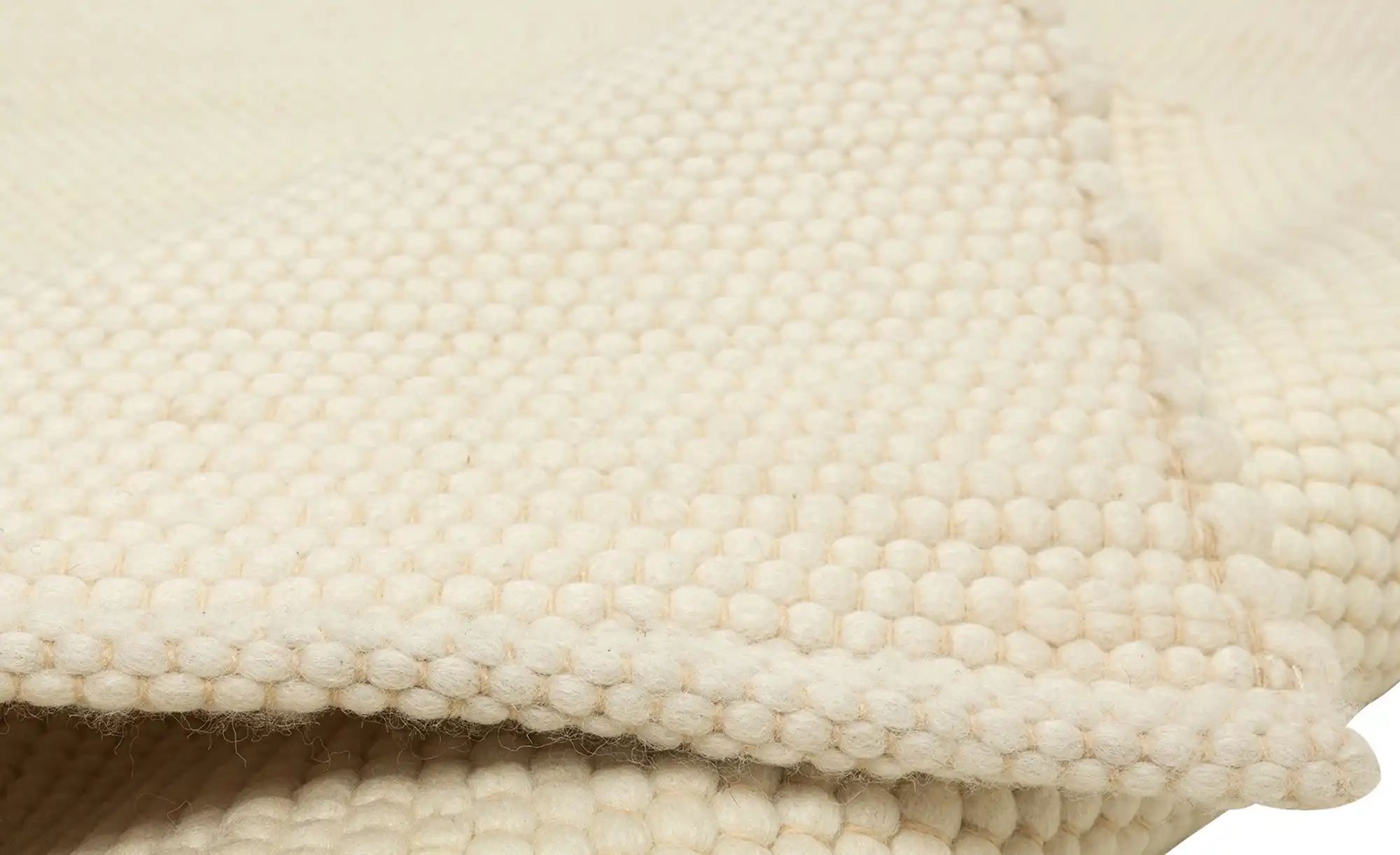 Thumbnail - Handweber  Rosenheim ¦ weiß ¦ Wolle ¦ Maße (cm): B: 70 Teppiche > Naturteppiche - Höffner