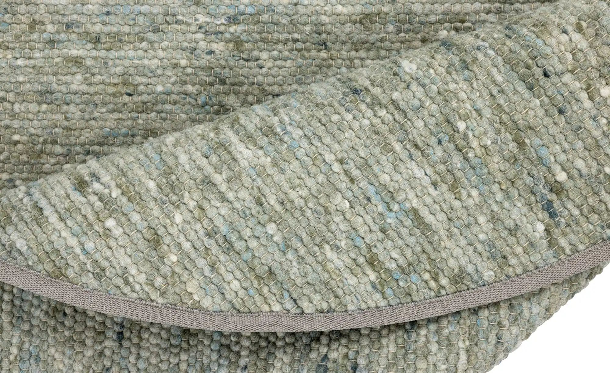 Thumbnail - Handweber Rosenheim ¦ grün ¦ Wolle Ø: 100 Teppiche > Naturteppiche - Höffner