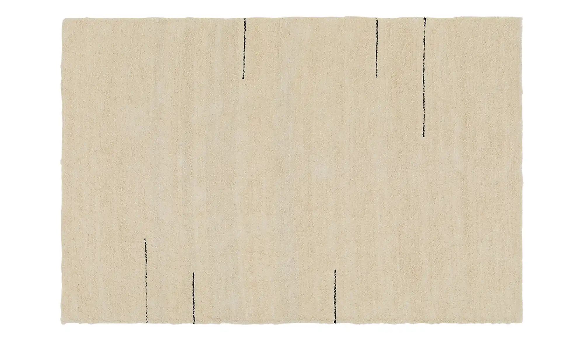 URBANARA Webteppich  Tavoro ¦ weiß ¦ Baumwolle ¦ Maße (cm): B: 200 Teppiche günstig online kaufen