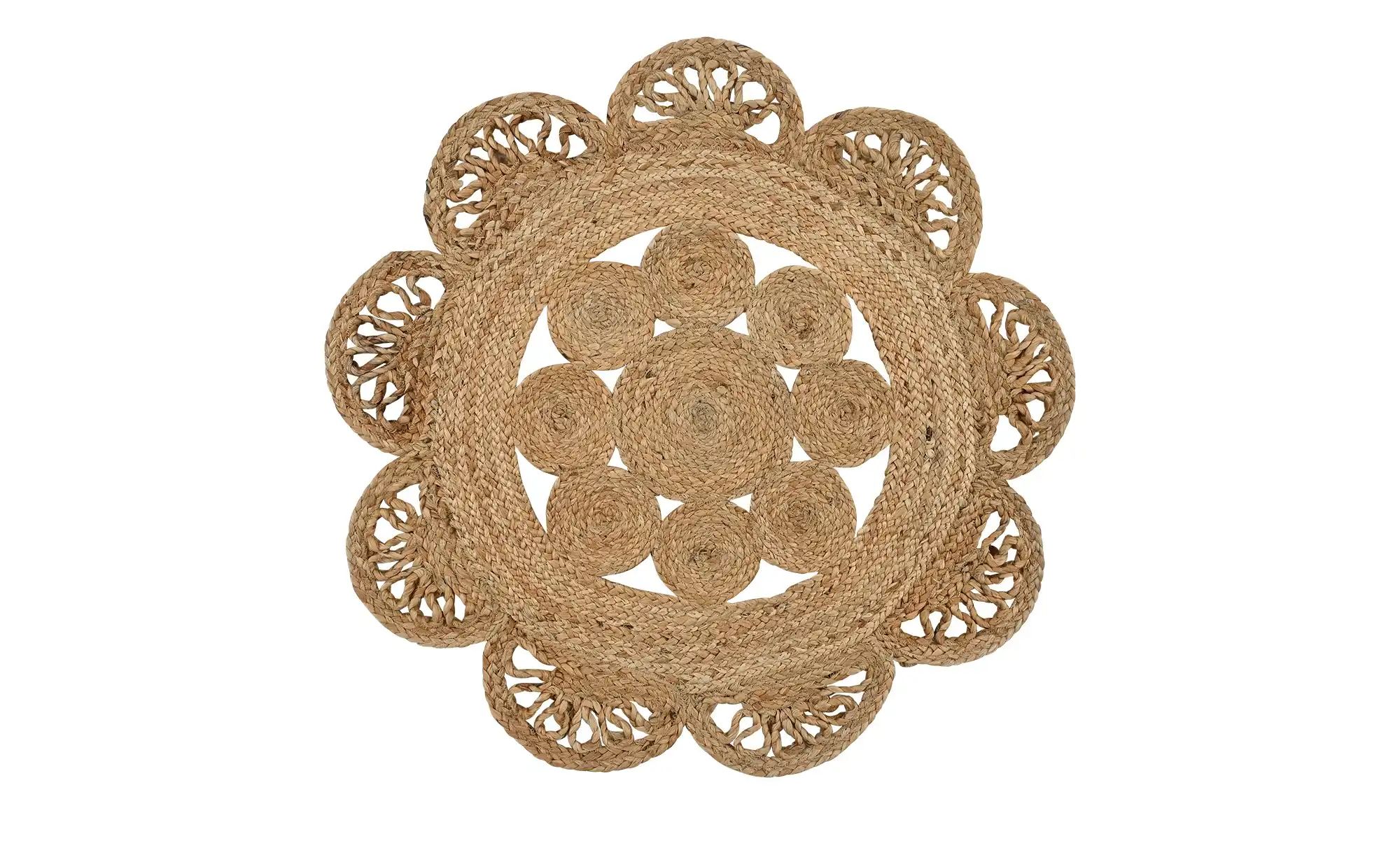 levelone Jute-Teppich  Korba ¦ braun ¦ Jute Ø: 80 Teppiche > Einfarbige Tep günstig online kaufen