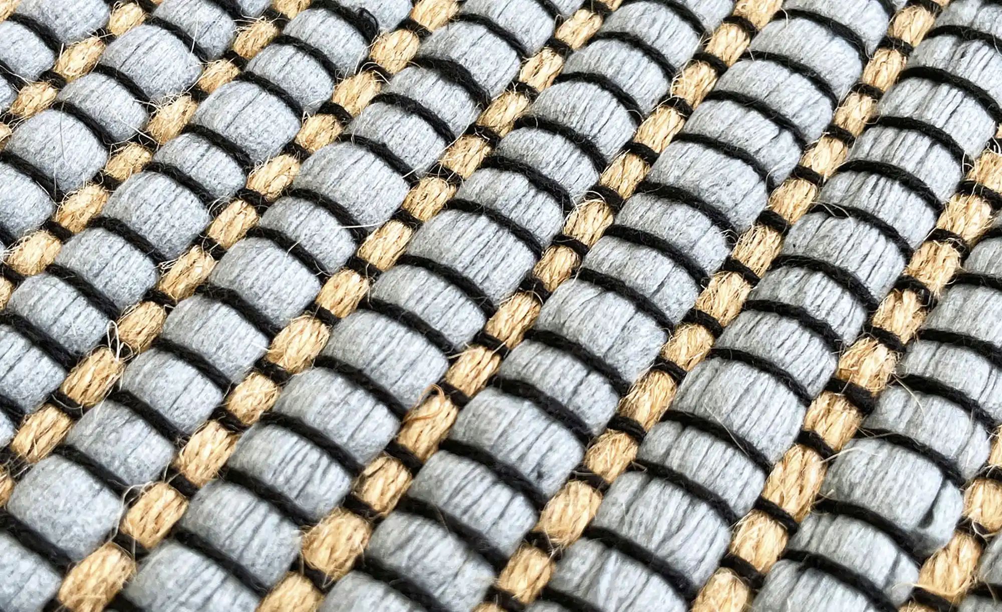 Thumbnail - URBANARA Webteppich Femilo ¦ grau ¦ Synthetische Fasern,Jute ¦ Maße (cm): B: 90 Teppiche > Wohnteppiche - Höffner