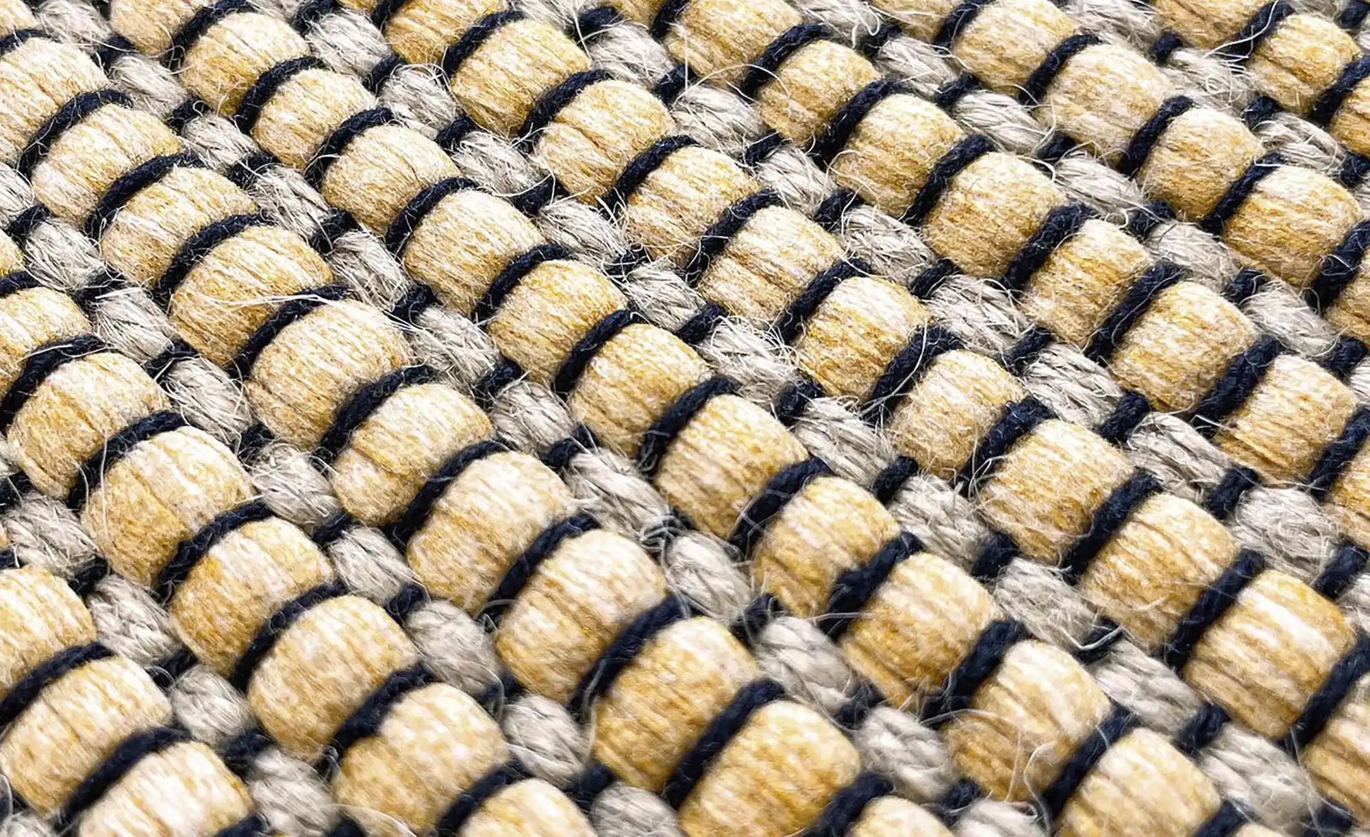 Thumbnail - URBANARA Webteppich Femilo ¦ gelb ¦ Synthetische Fasern,Jute ¦ Maße (cm): B: 170 Teppiche > Wohnteppiche - Höffner
