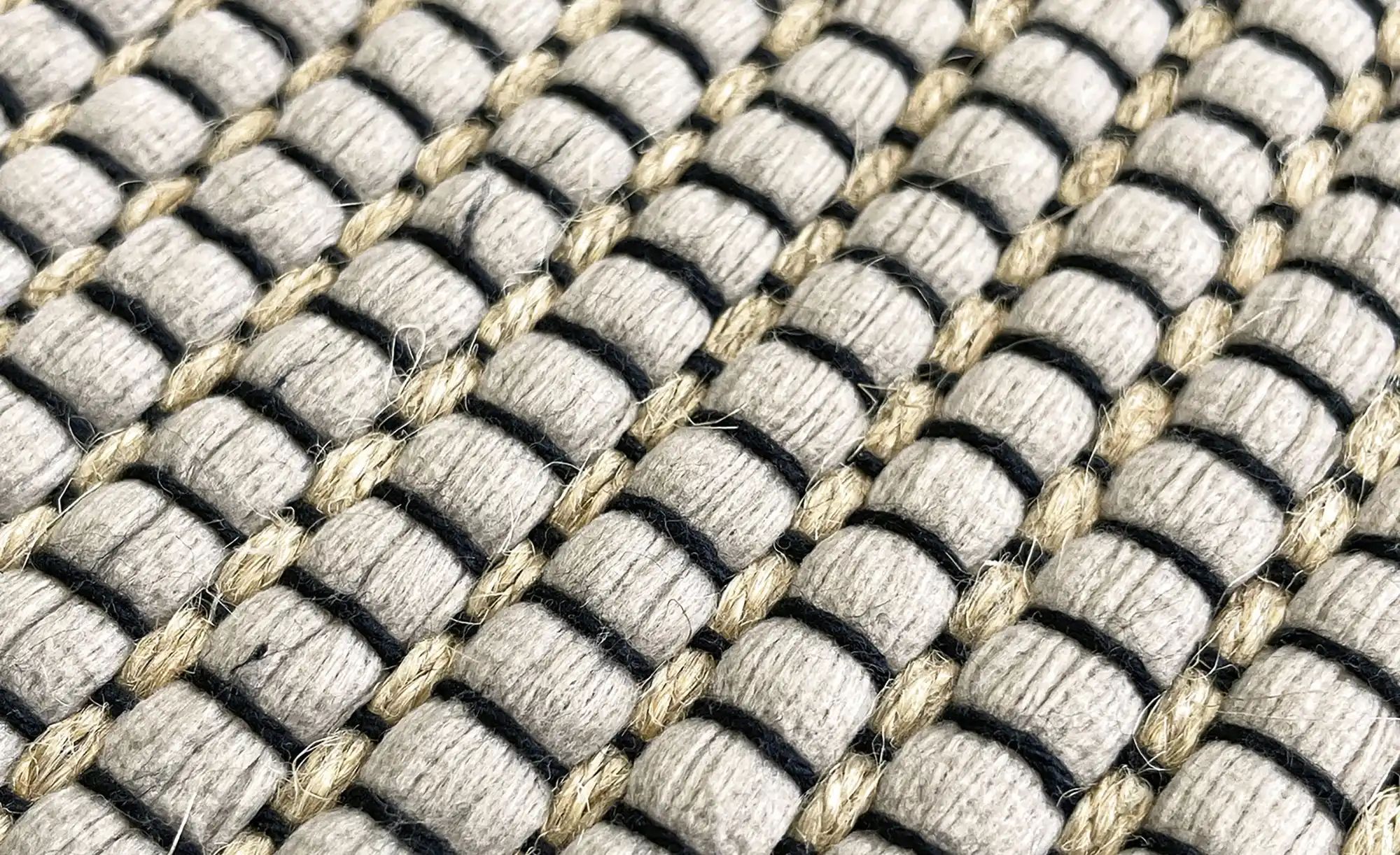 Thumbnail - URBANARA Webteppich Femilo ¦ beige ¦ Synthetische Fasern,Jute ¦ Maße (cm): B: 70 Teppiche > Wohnteppiche - Höffner