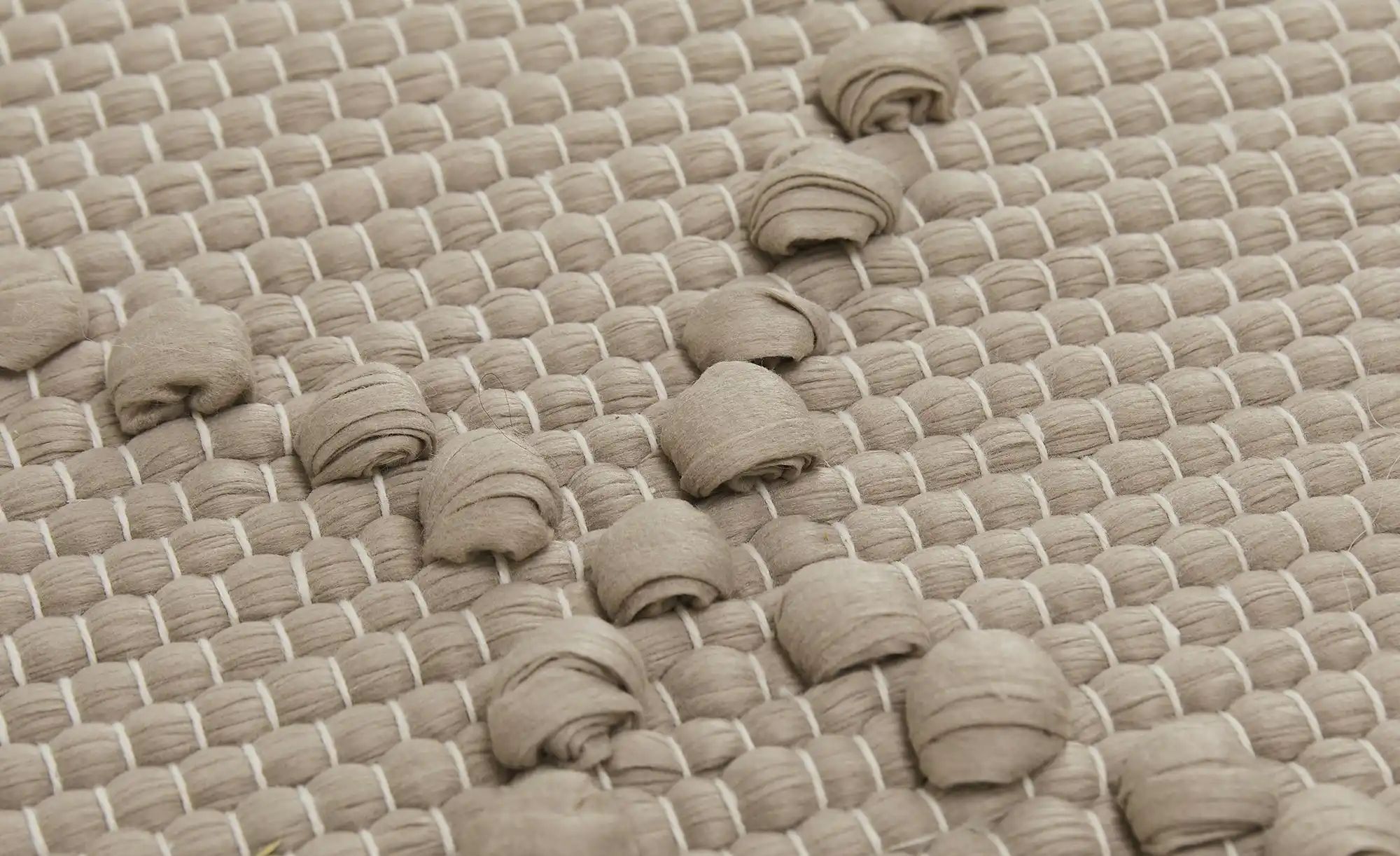 Thumbnail - URBANARA Webteppich Cadavalho ¦ beige ¦ Synthetische Fasern ¦ Maße (cm): B: 140 Teppiche > Einfarbige Teppiche - Höffne...
