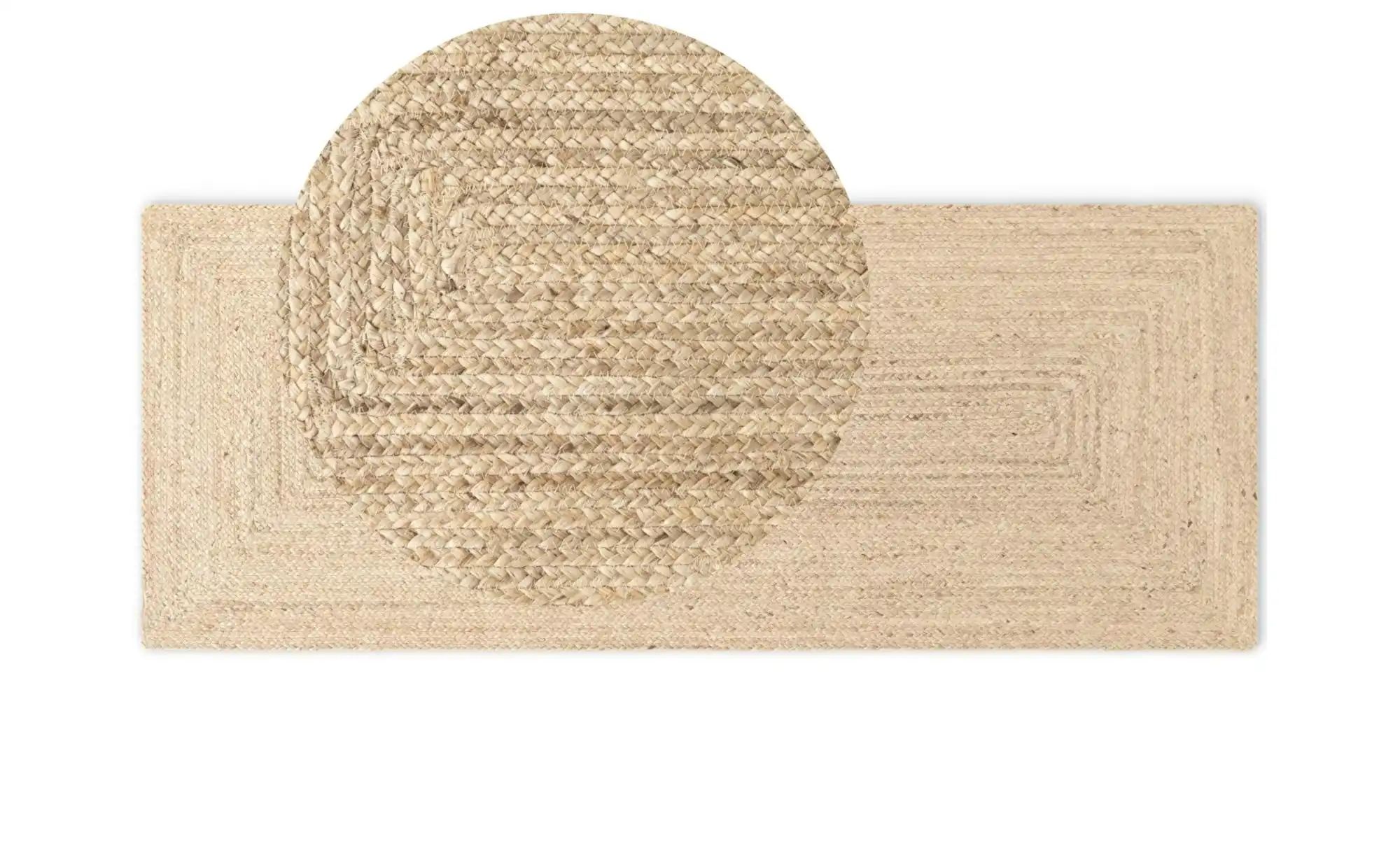Thumbnail - Hanse Home Juteteppich   ¦ creme ¦ Jute ¦ Maße (cm): B: 80 H: 0,9 Teppiche > Naturteppiche - Höffner