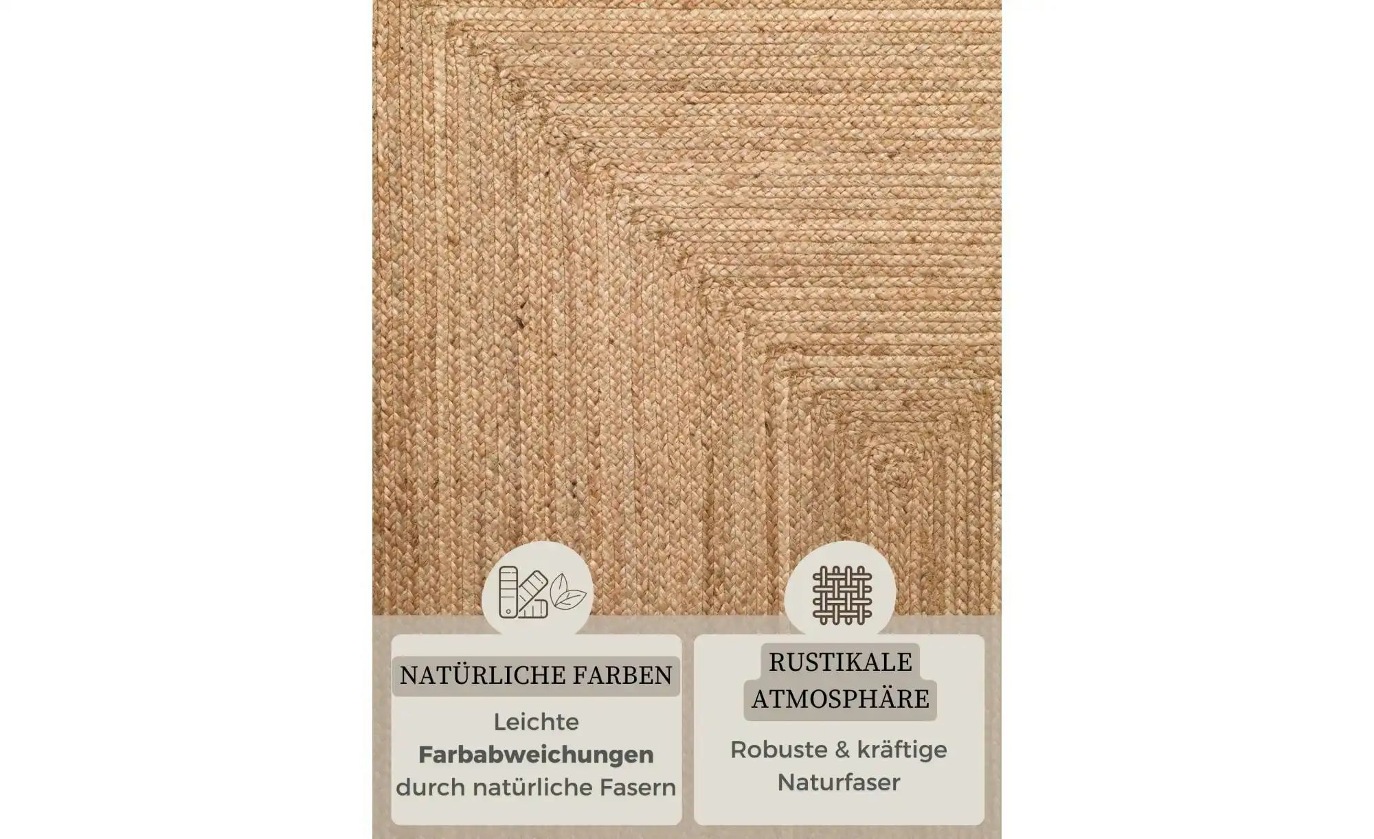 Thumbnail - Hanse Home Juteteppich   ¦ braun ¦ Jute ¦ Maße (cm): B: 160 Teppiche > Naturteppiche - Höffner