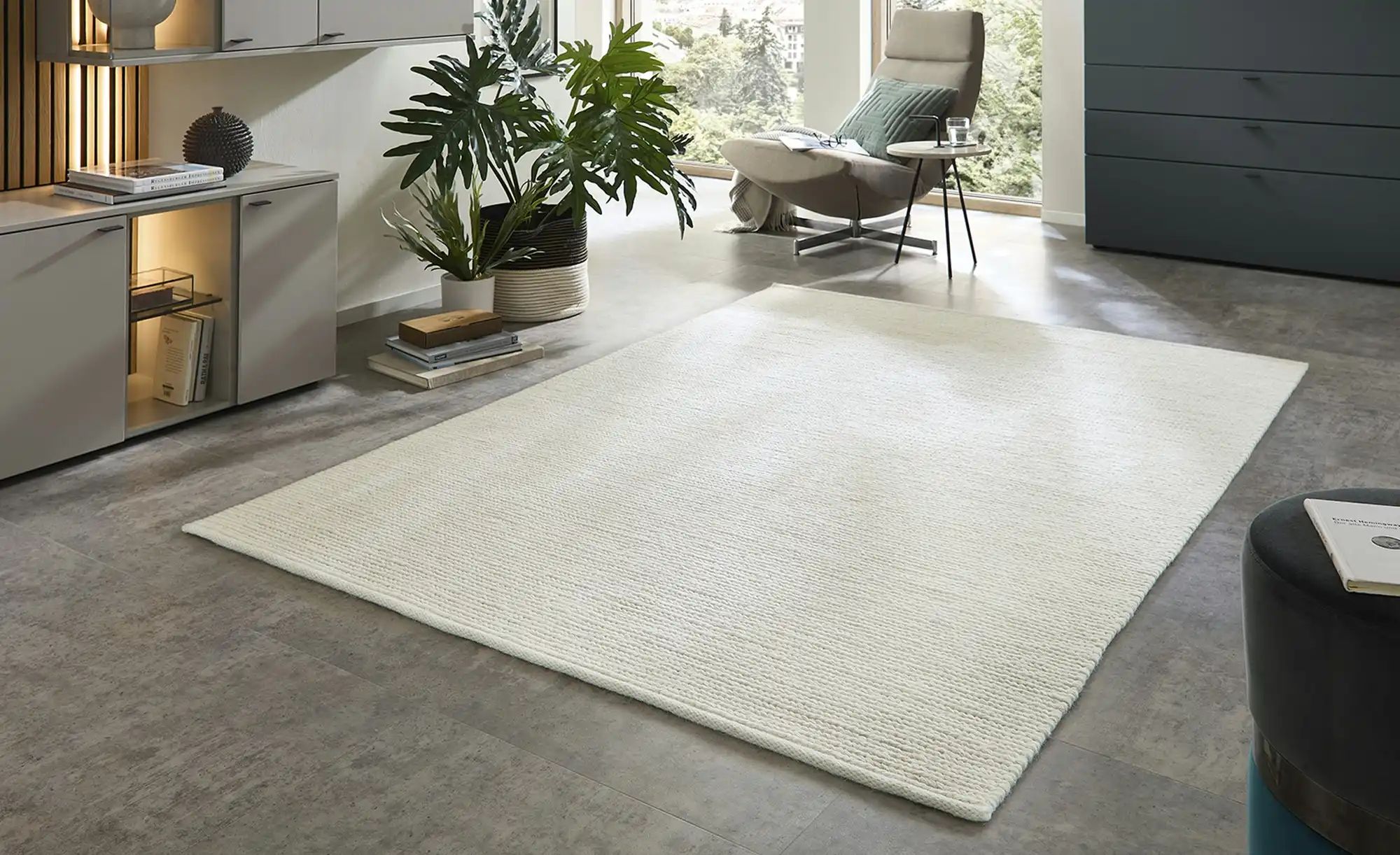 Thumbnail - Handweb-Teppich  Braided ¦ Wolle,Baumwolle ¦ Maße (cm): B: 120 Teppiche > Naturteppiche - Höffner