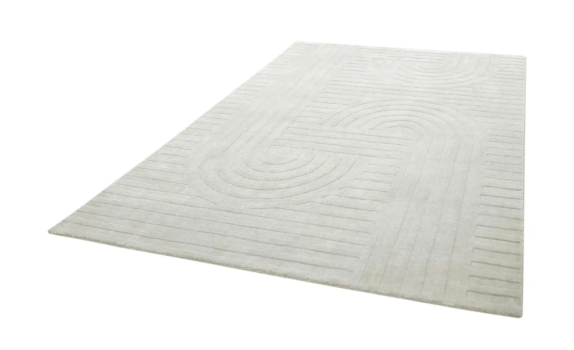 Handweb-Teppich  Missouri ¦ beige ¦ Viskose,Wolle ¦ Maße (cm): B: 190 Teppi günstig online kaufen