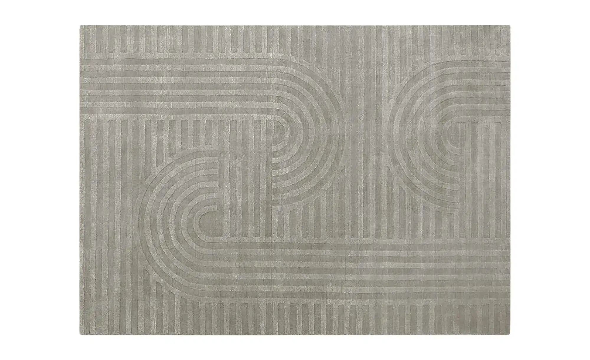 Handweb-Teppich  Missouri ¦ braun ¦ Viskose,Wolle ¦ Maße (cm): B: 120 Teppi günstig online kaufen