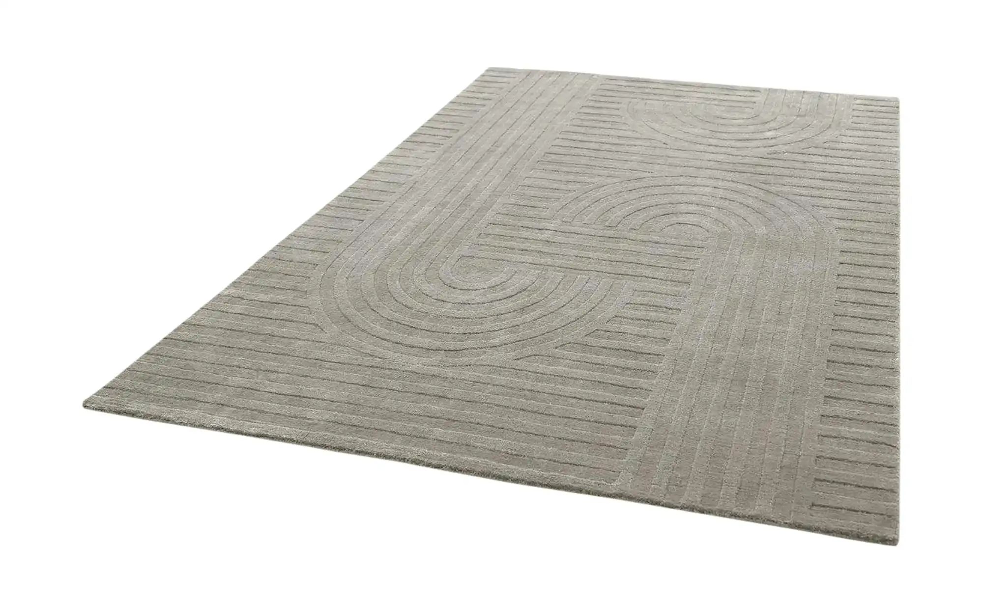 Handweb-Teppich  Missouri ¦ braun ¦ Viskose,Wolle ¦ Maße (cm): B: 190 Teppi günstig online kaufen