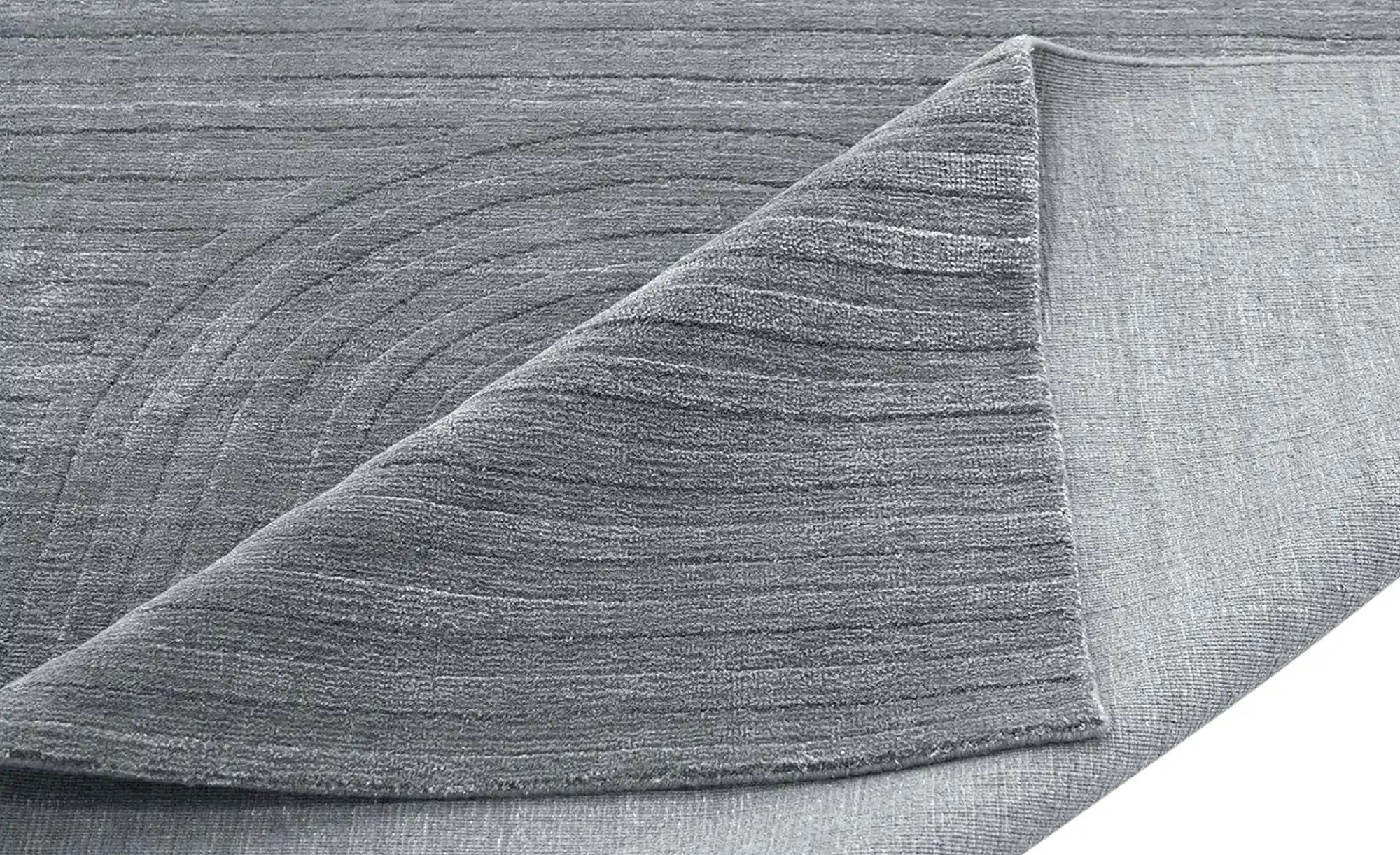 Thumbnail - Handweb-Teppich  Missouri ¦ grau ¦ Viskose,Wolle ¦ Maße (cm): B: 70 Teppiche > Einfarbige Teppiche - Höffner