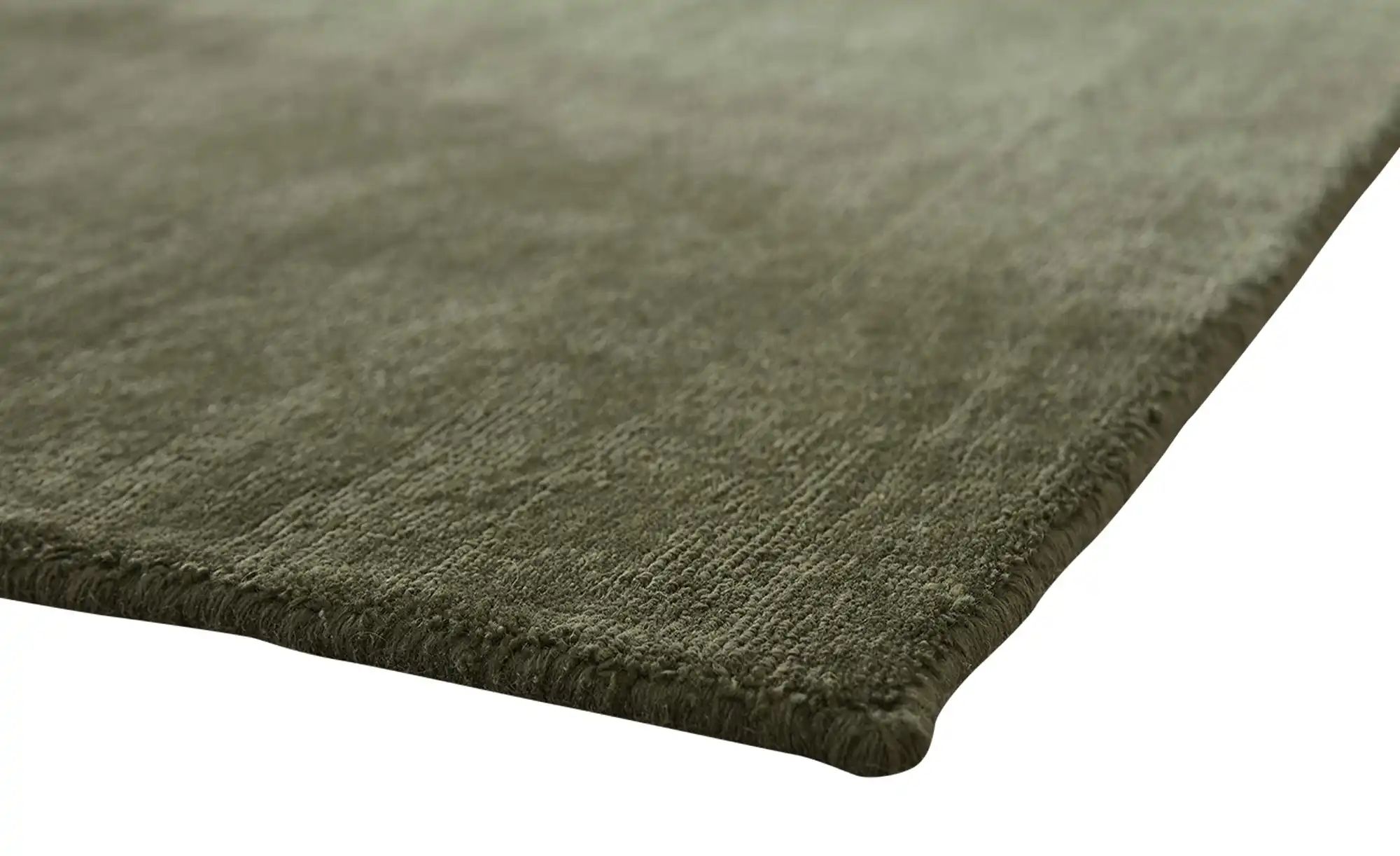 Handweb-Teppich  Idaho ¦ grün ¦ Wolle ¦ Maße (cm): B: 140 Teppiche > Einfar günstig online kaufen