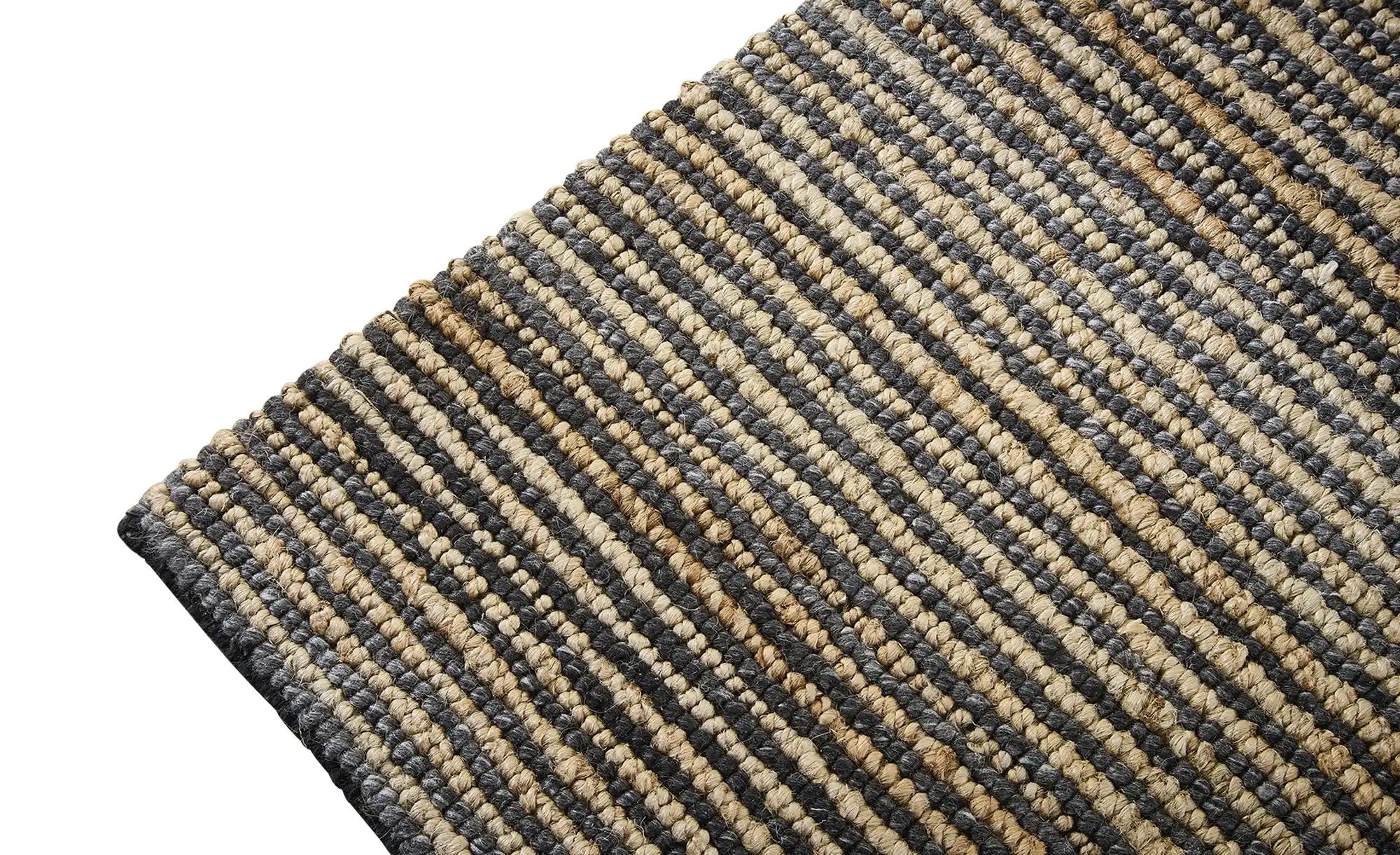 Thumbnail - Handweb-Teppich  Kima ¦ schwarz ¦ Jute,Wolle ¦ Maße (cm): B: 120 Teppiche > Naturteppiche - Höffner