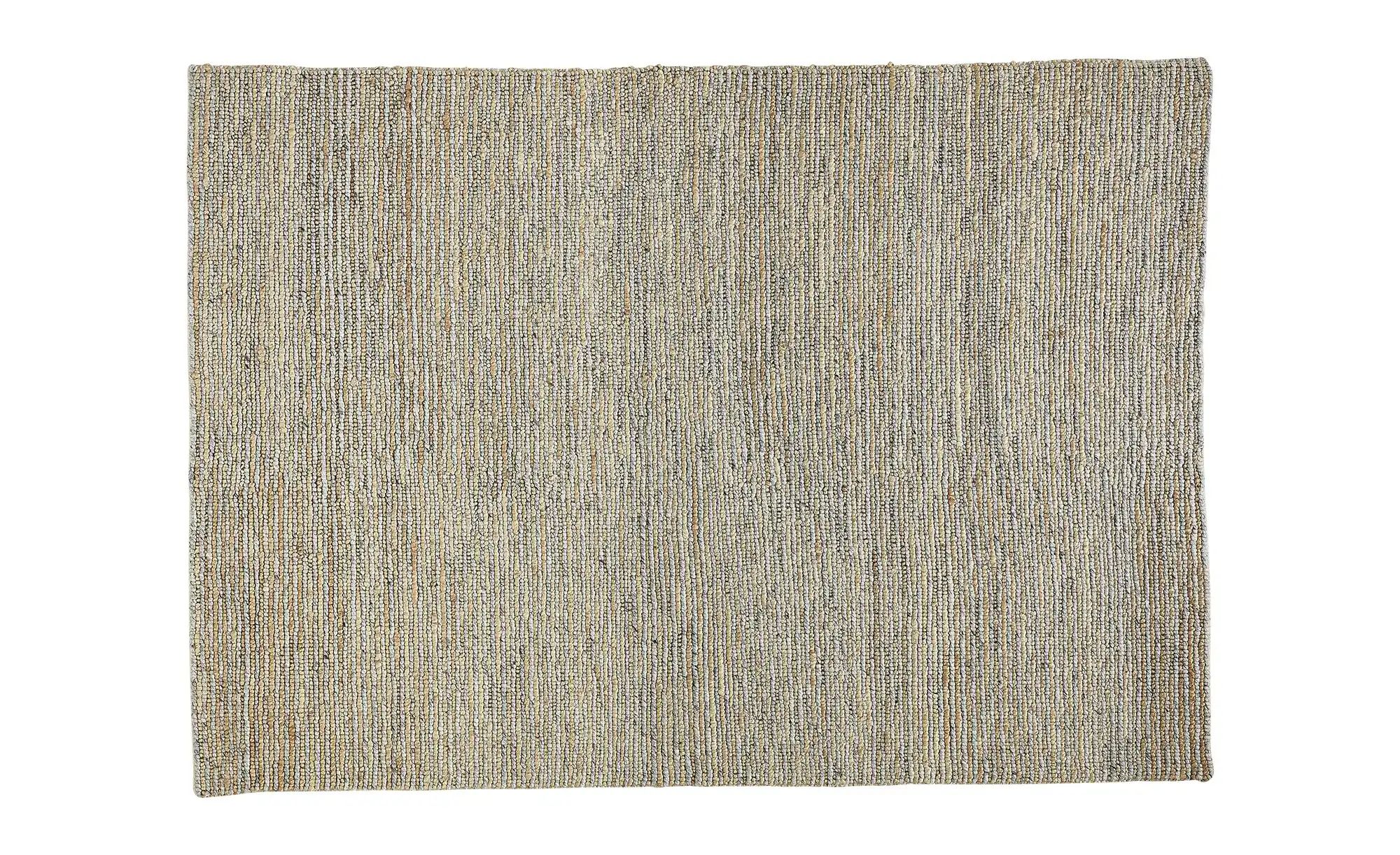 Handweb-Teppich  Kima ¦ grau ¦ Jute,Wolle ¦ Maße (cm): B: 120 Teppiche > Na günstig online kaufen