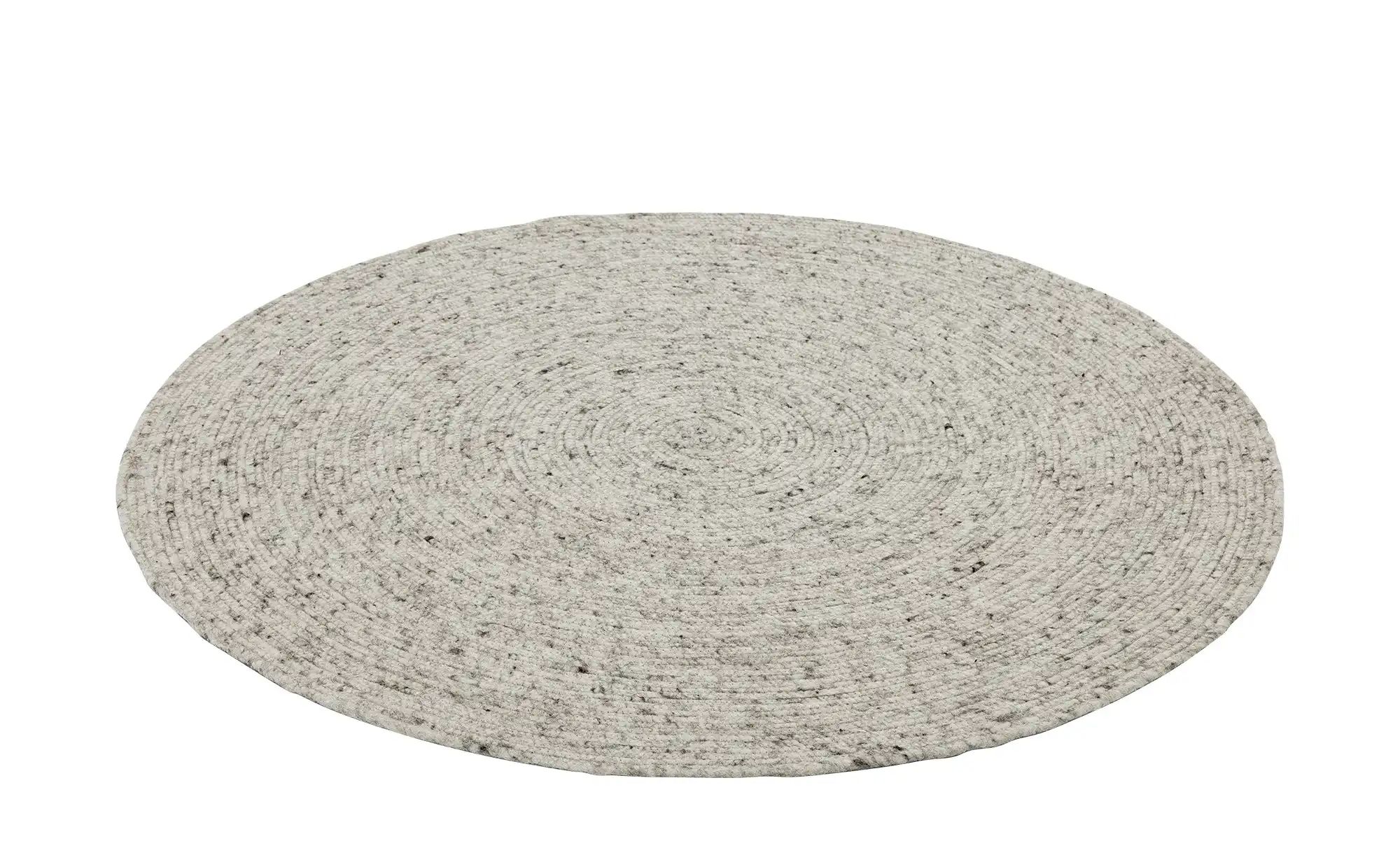 Handweb-Teppich  Pito Round ¦ Wolle Ø: 100 Teppiche > Naturteppiche - Höffn günstig online kaufen