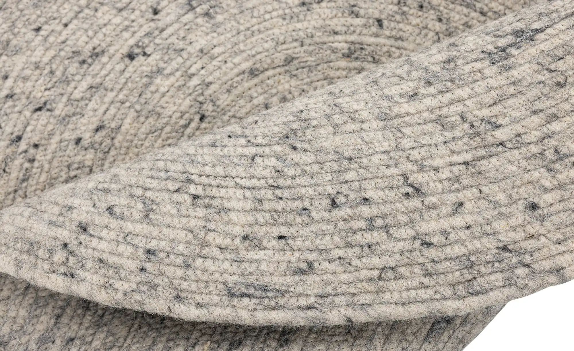 Handweb-Teppich  Pito Round ¦ Wolle Ø: 120 Teppiche > Naturteppiche - Höffn günstig online kaufen