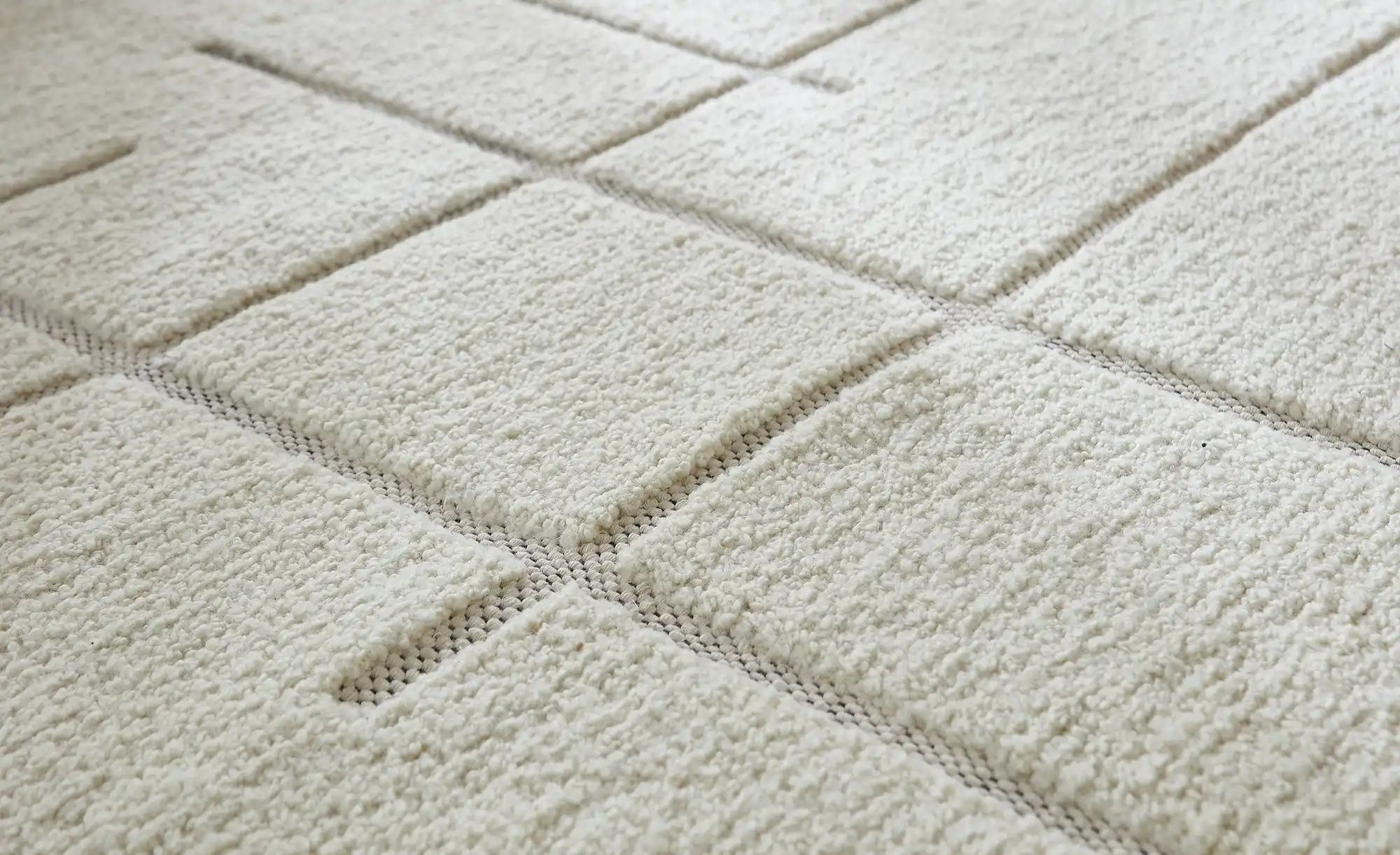 Handweb-Teppich  Boutique ¦ beige ¦ Wolle,Baumwolle ¦ Maße (cm): B: 120 Tep günstig online kaufen