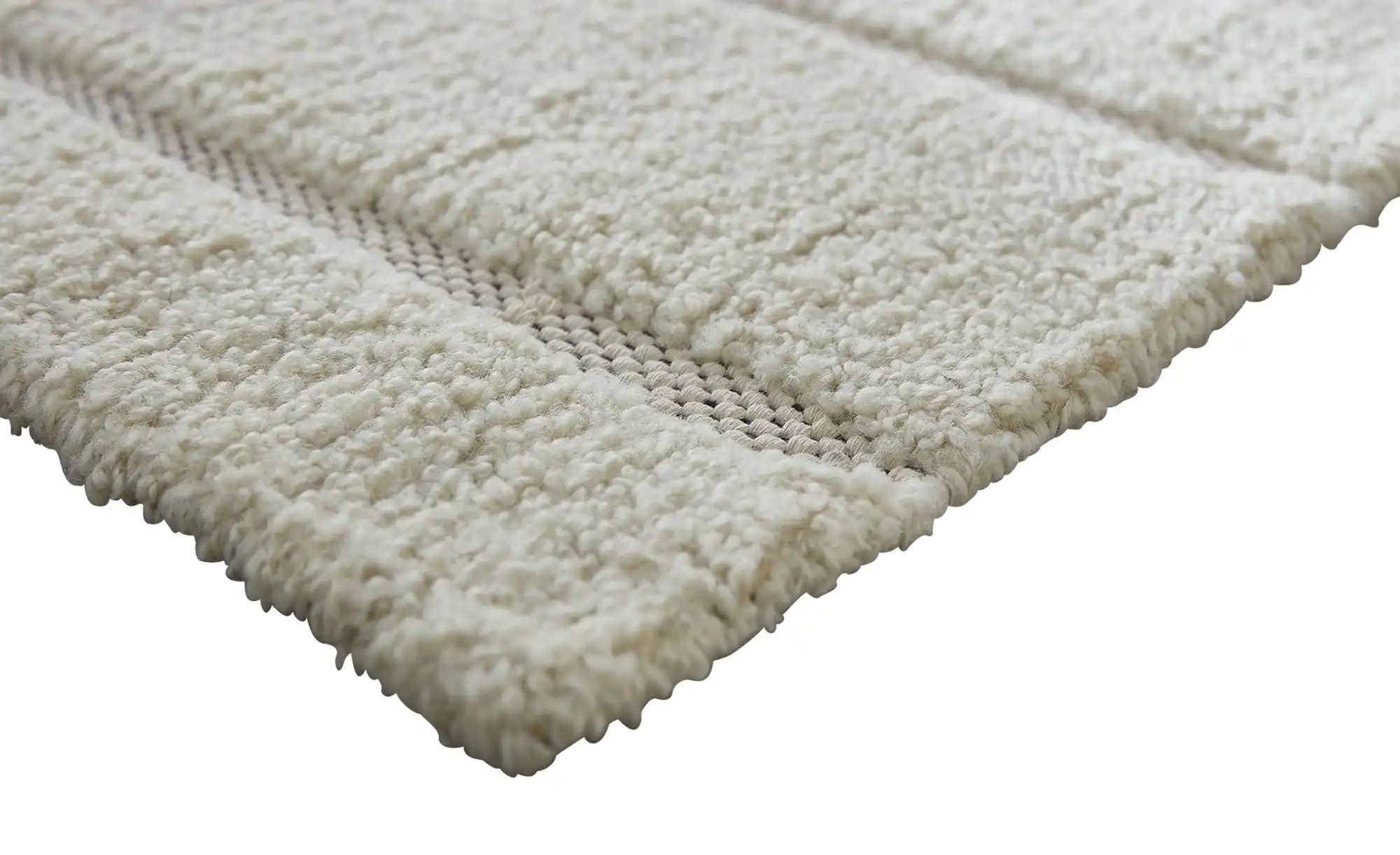 Handweb-Teppich  Boutique ¦ beige ¦ Wolle,Baumwolle ¦ Maße (cm): B: 170 Tep günstig online kaufen