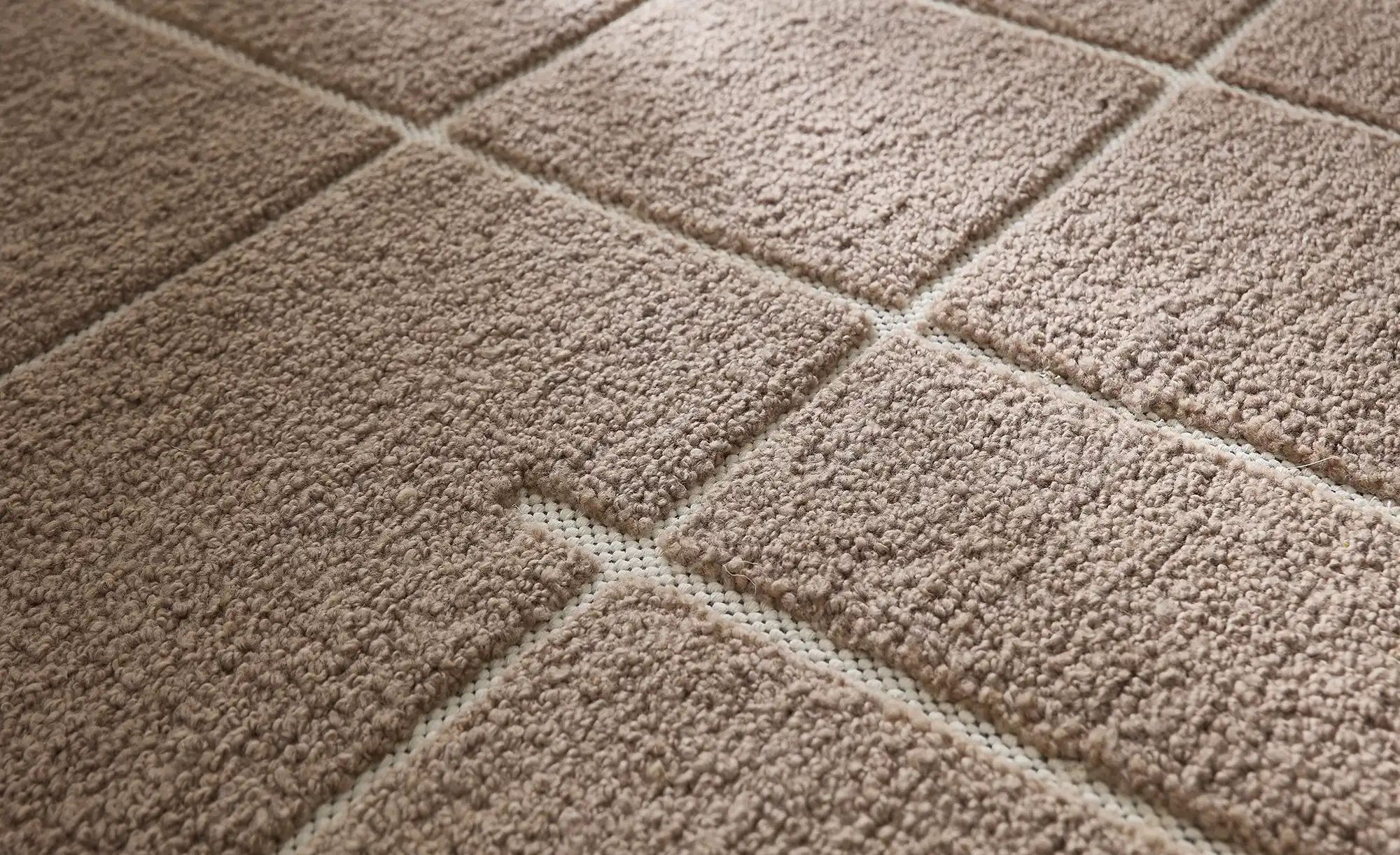 Handweb-Teppich  Boutique ¦ braun ¦ Wolle,Baumwolle ¦ Maße (cm): B: 120 Tep günstig online kaufen