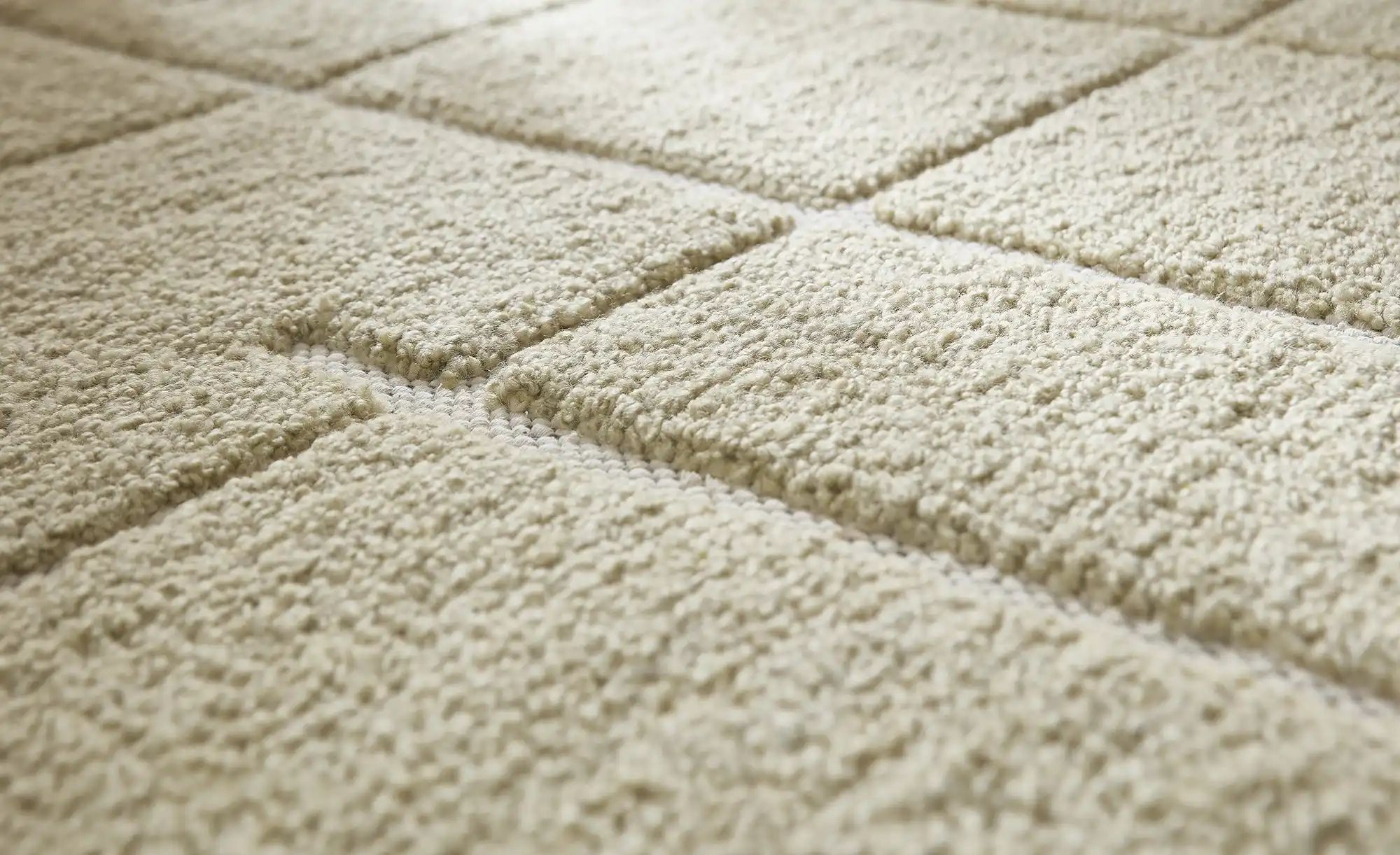 Thumbnail - Handweb-Teppich Boutique ¦ beige ¦ Wolle,Baumwolle ¦ Maße (cm): B: 120 Teppiche > Naturteppiche - Höffner