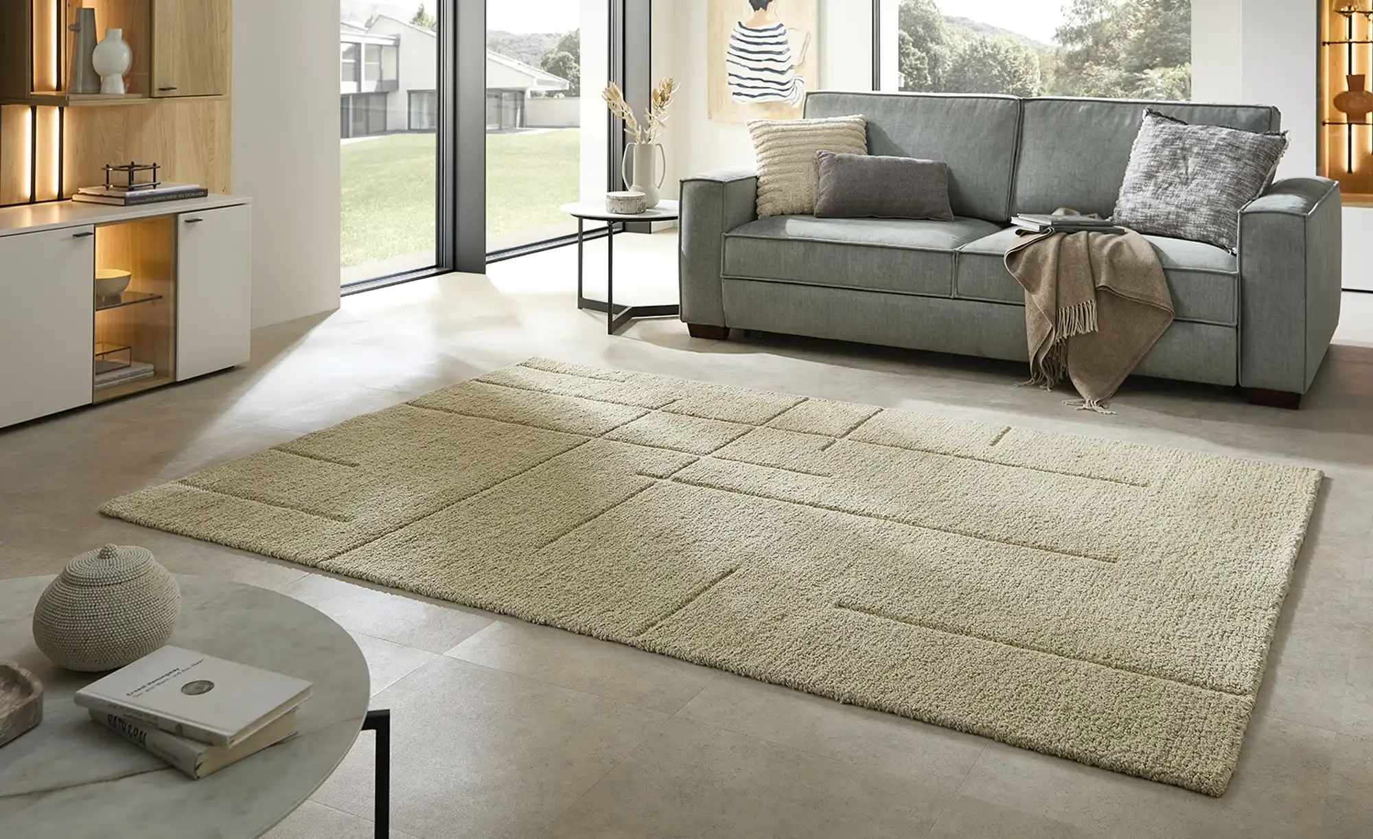 Thumbnail - Handweb-Teppich  Boutique ¦ beige ¦ Wolle,Baumwolle ¦ Maße (cm): B: 170 Teppiche > Naturteppiche - Höffner