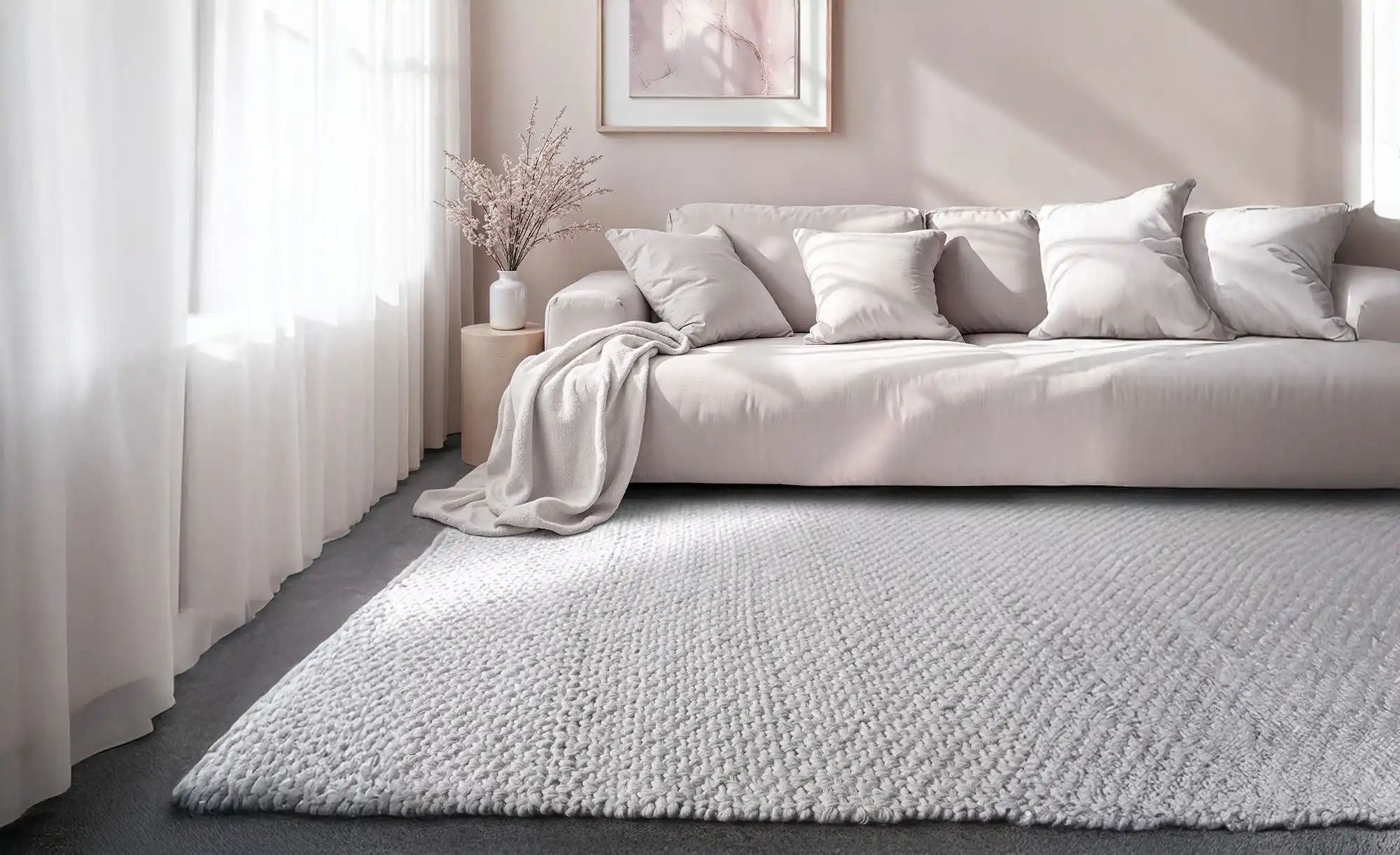 como Handweb-Teppich  Lakaav II ¦ mehrfarbig ¦ Wolle,Baumwolle ¦ Maße (cm): günstig online kaufen