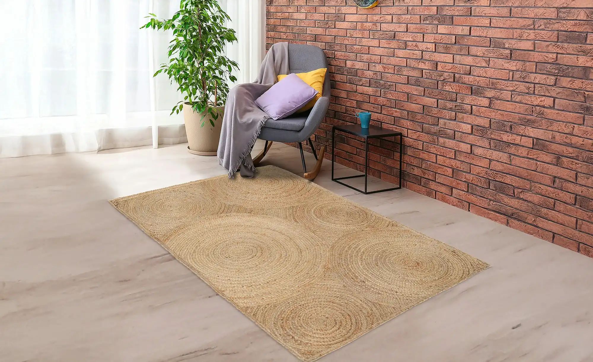 Thumbnail - como Flechtteppich Farm House ¦ Jute ¦ Maße (cm): B: 80 Teppiche > Naturteppiche - Höffner