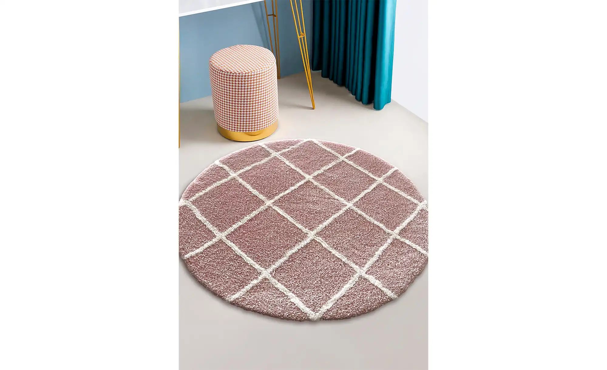 como Tuft-Teppich  Mesh ¦ rosa/pink ¦ Synthetische Fasern ¦ Maße (cm): H: 2 günstig online kaufen