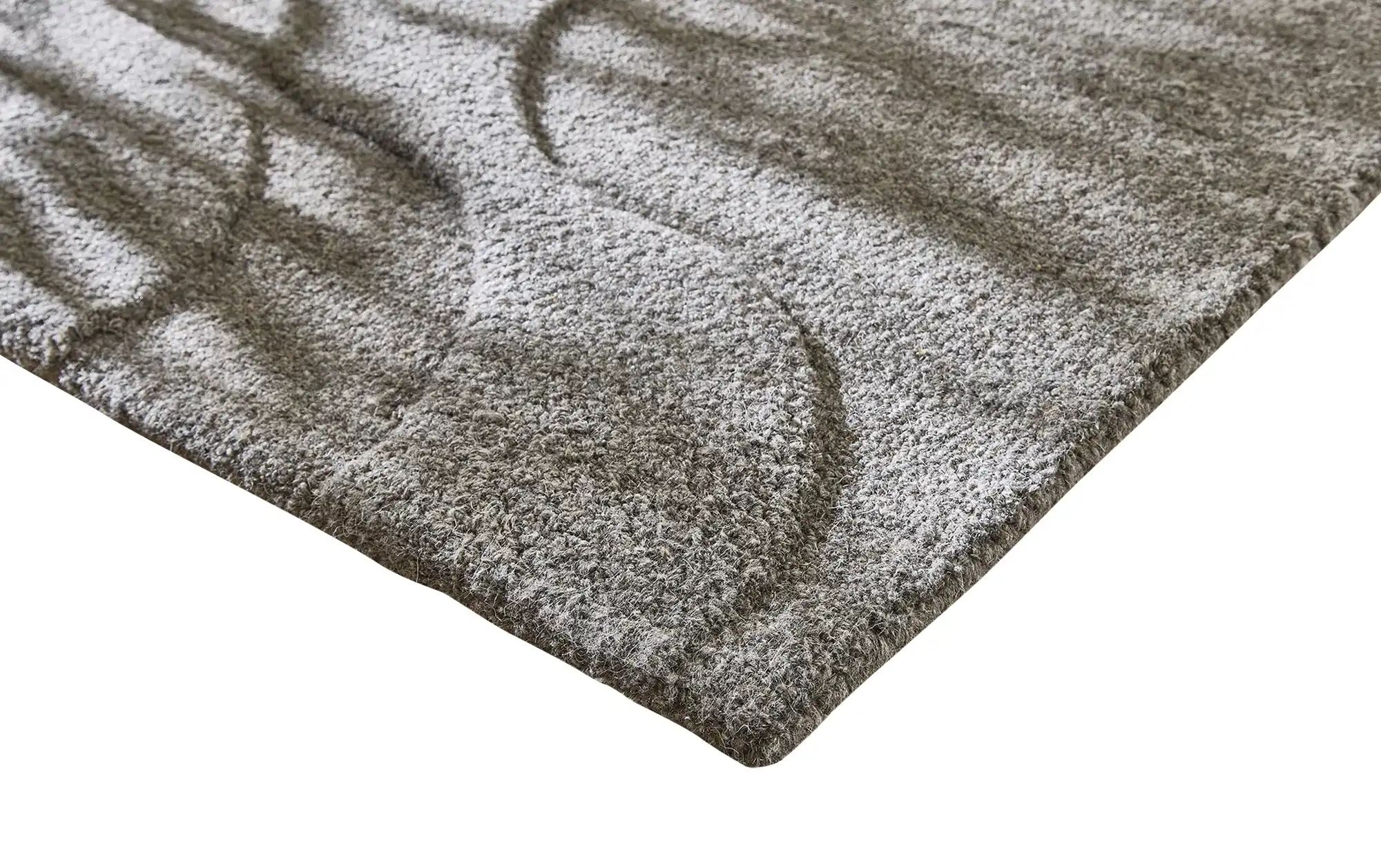 Handtuft-Teppich  Flow ¦ grau ¦ Wolle ¦ Maße (cm): B: 160 Teppiche > Naturt günstig online kaufen