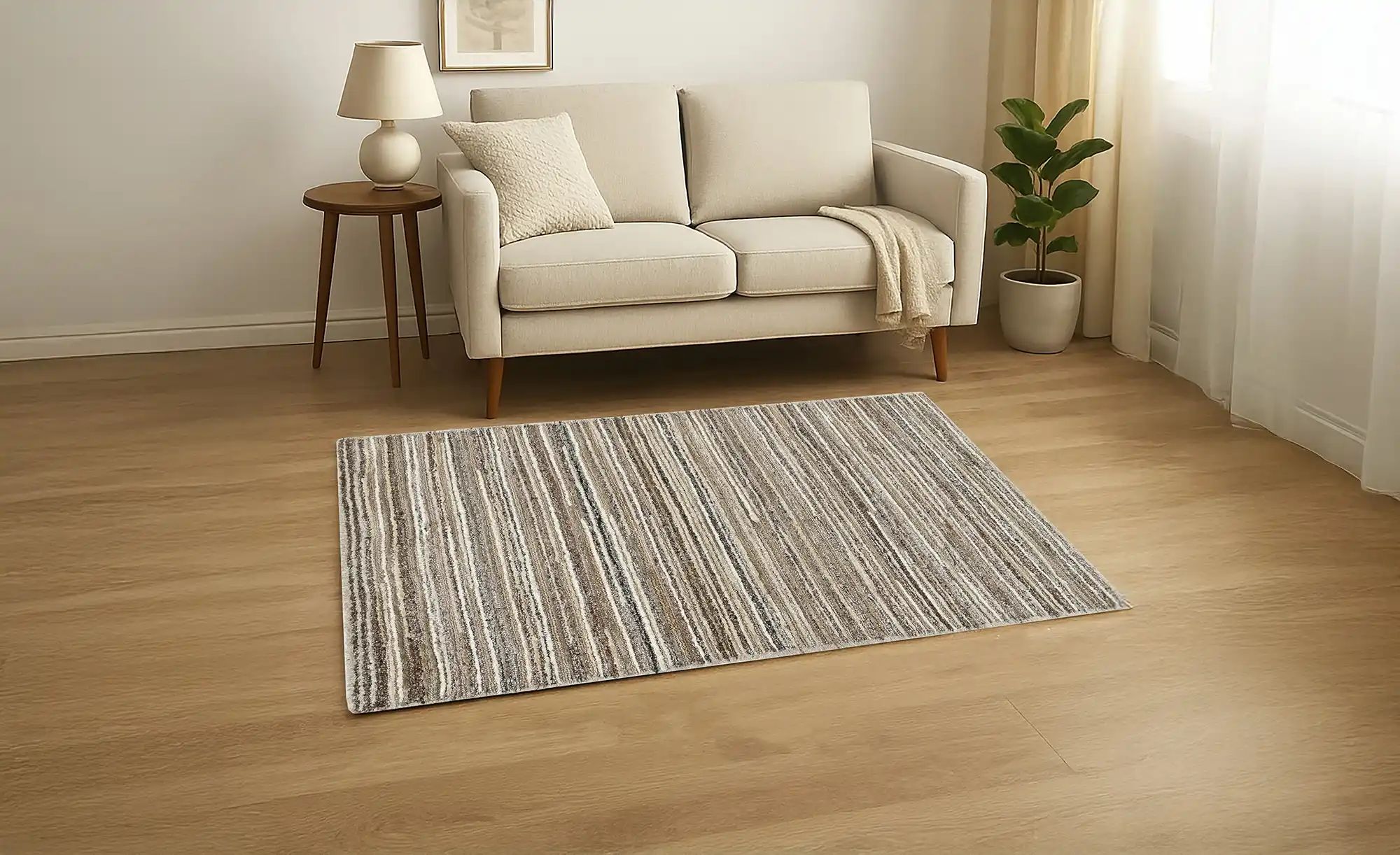 Thumbnail - como Handtuft-Teppich  Thane ¦ mehrfarbig ¦ Synthetische Fasern,Wolle ¦ Maße (cm): B: 80 Teppiche > Wohnteppiche - Höffn...