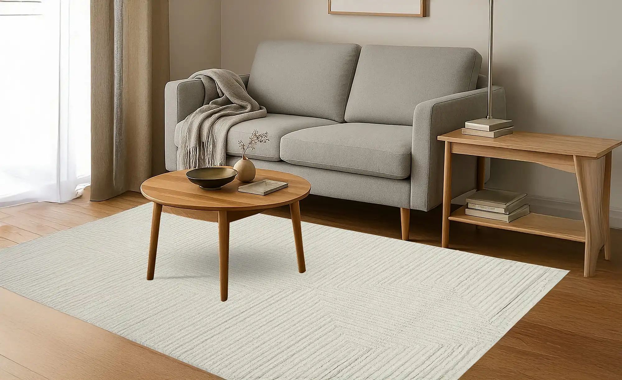 como Handtuft-Teppich  Patna ¦ creme ¦ Wolle,Baumwolle,Synthetische Fasern günstig online kaufen