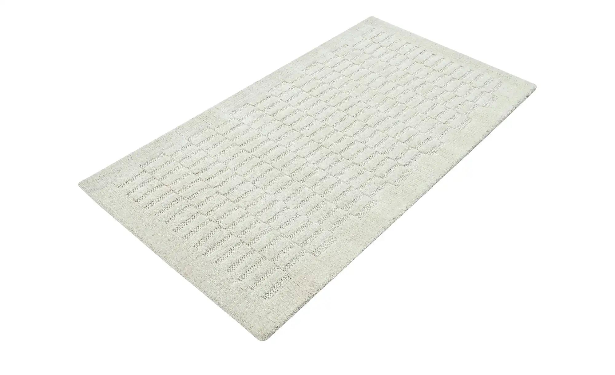 Thumbnail - como Handtuft-Teppich  Sikar ¦ creme ¦ Wolle,Baumwolle,Synthetische Fasern ¦ Maße (cm): B: 80 Teppiche > Naturteppiche -...