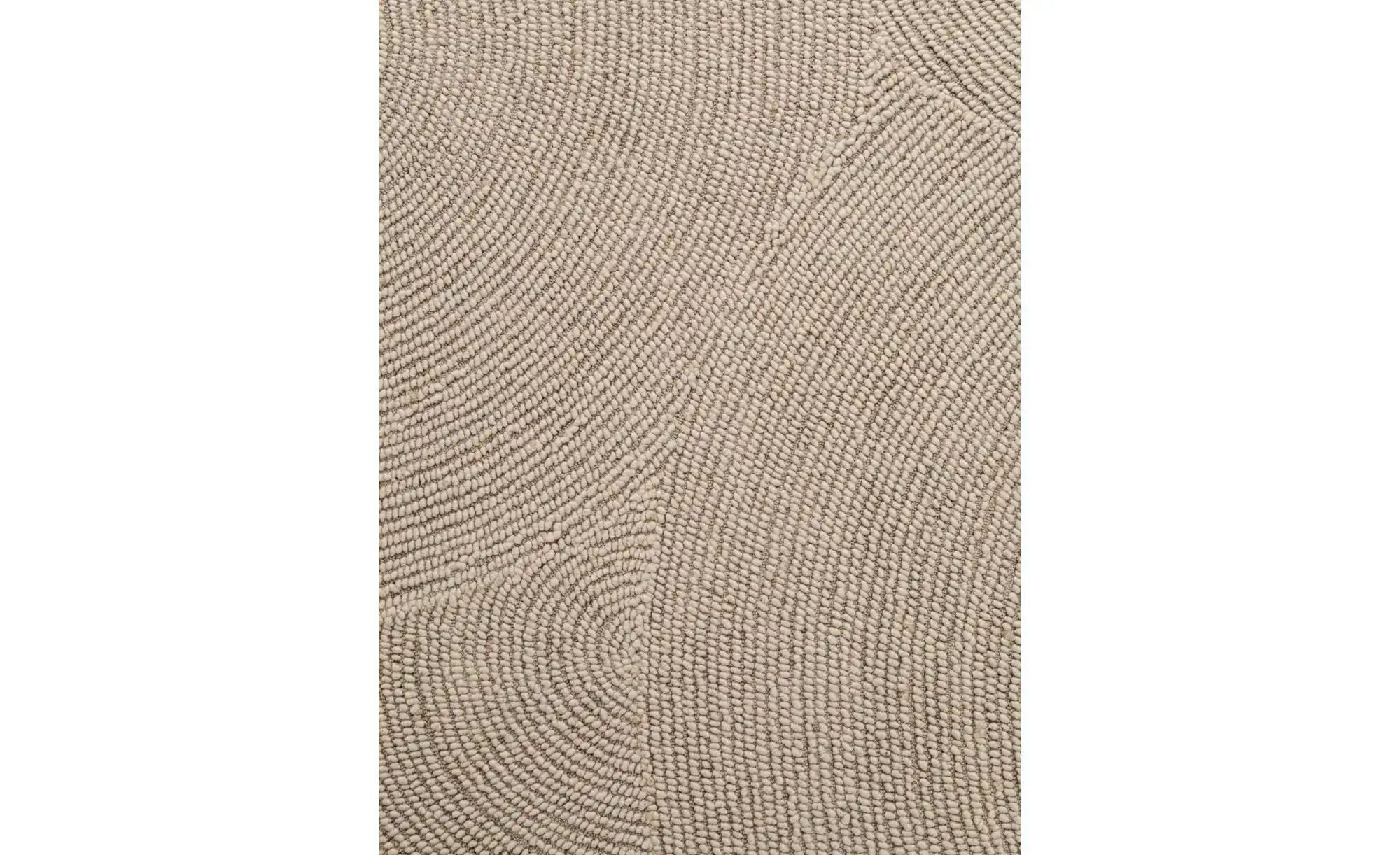 Hanse Home Wollteppich   ¦ beige ¦ Wolle,Baumwolle Ø: 150 Teppiche > Naturt günstig online kaufen