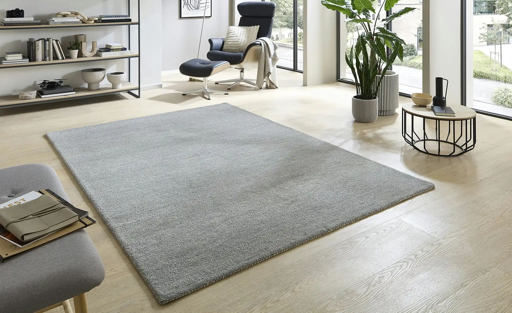 Thumbnail - Handtuft-Teppich  Royal Gabbeh ¦ Wolle ¦ Maße (cm): B: 90 Teppiche > Einfarbige Teppiche - Höffner