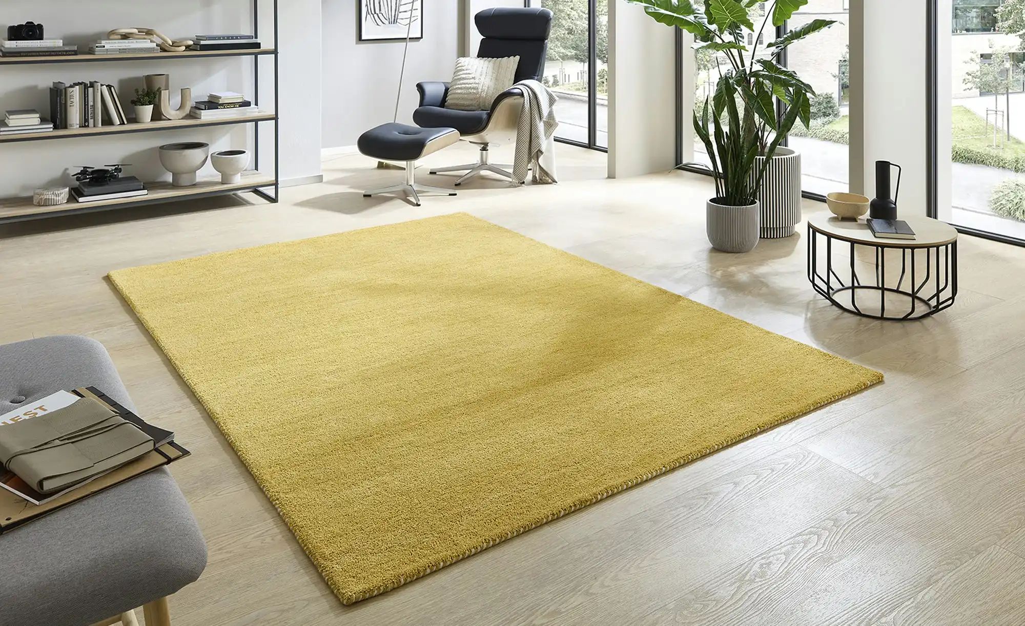 Thumbnail - Handtuft-Teppich Royal Gabbeh ¦ Wolle ¦ Maße (cm): B: 90 Teppiche > Einfarbige Teppiche - Höffner