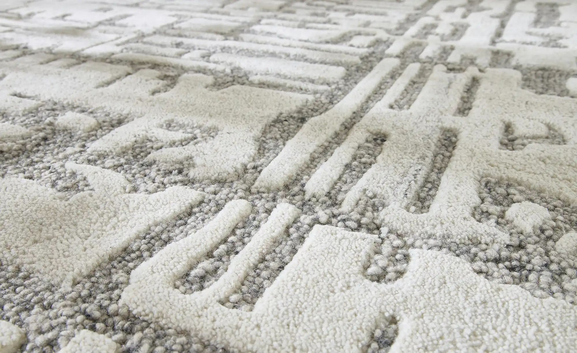 Thumbnail - Handtuft-Teppich Modern Natur ¦ mehrfarbig ¦ Wolle ¦ Maße (cm): B: 170 Teppiche > Vintage Teppiche - Höffner