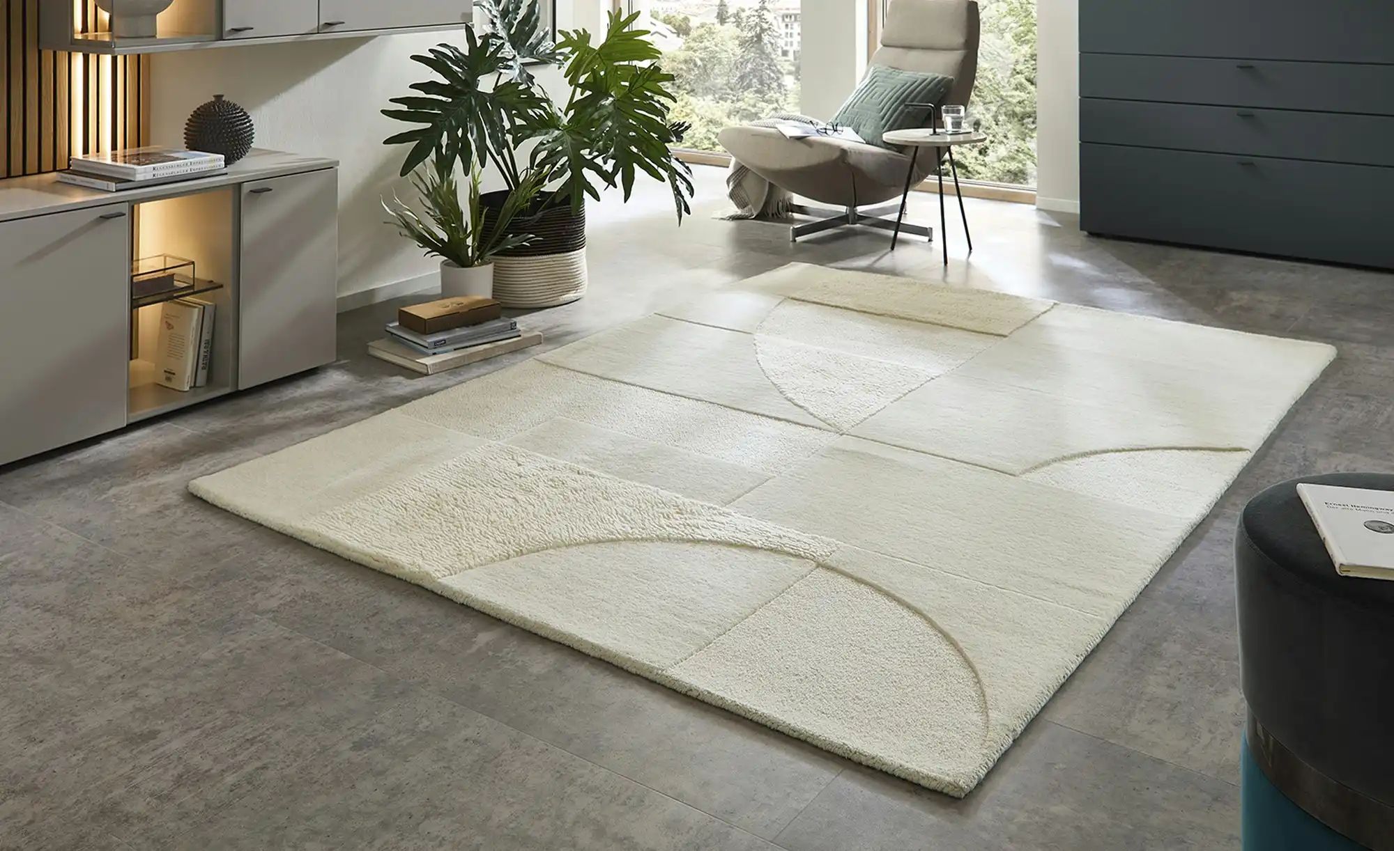 Handtuft-Teppich  Victoria ¦ Wolle ¦ Maße (cm): B: 170 Teppiche > Naturtepp günstig online kaufen