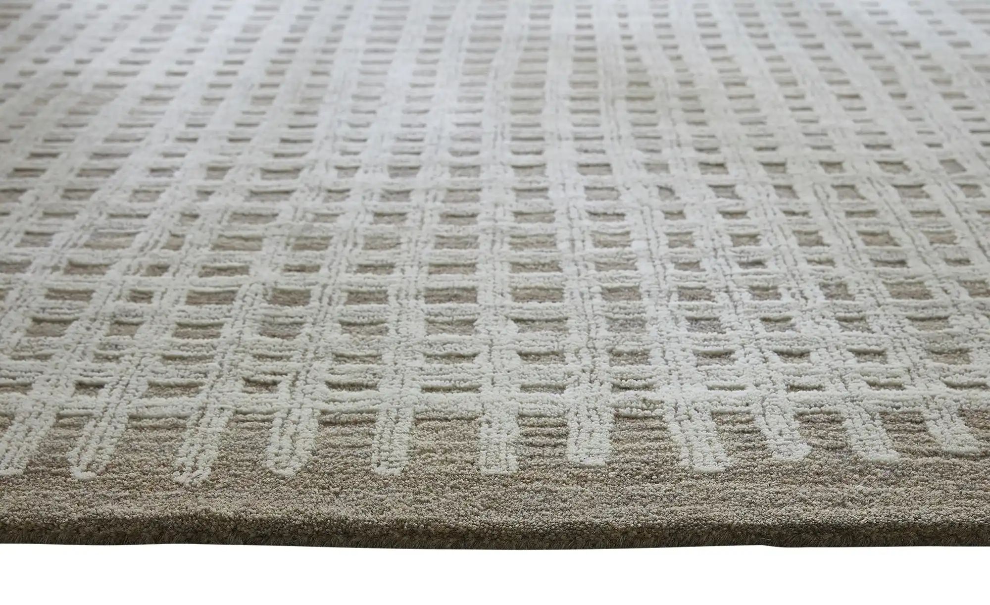 Handtuft-Teppich  Victoria ¦ Wolle ¦ Maße (cm): B: 190 Teppiche > Naturtepp günstig online kaufen