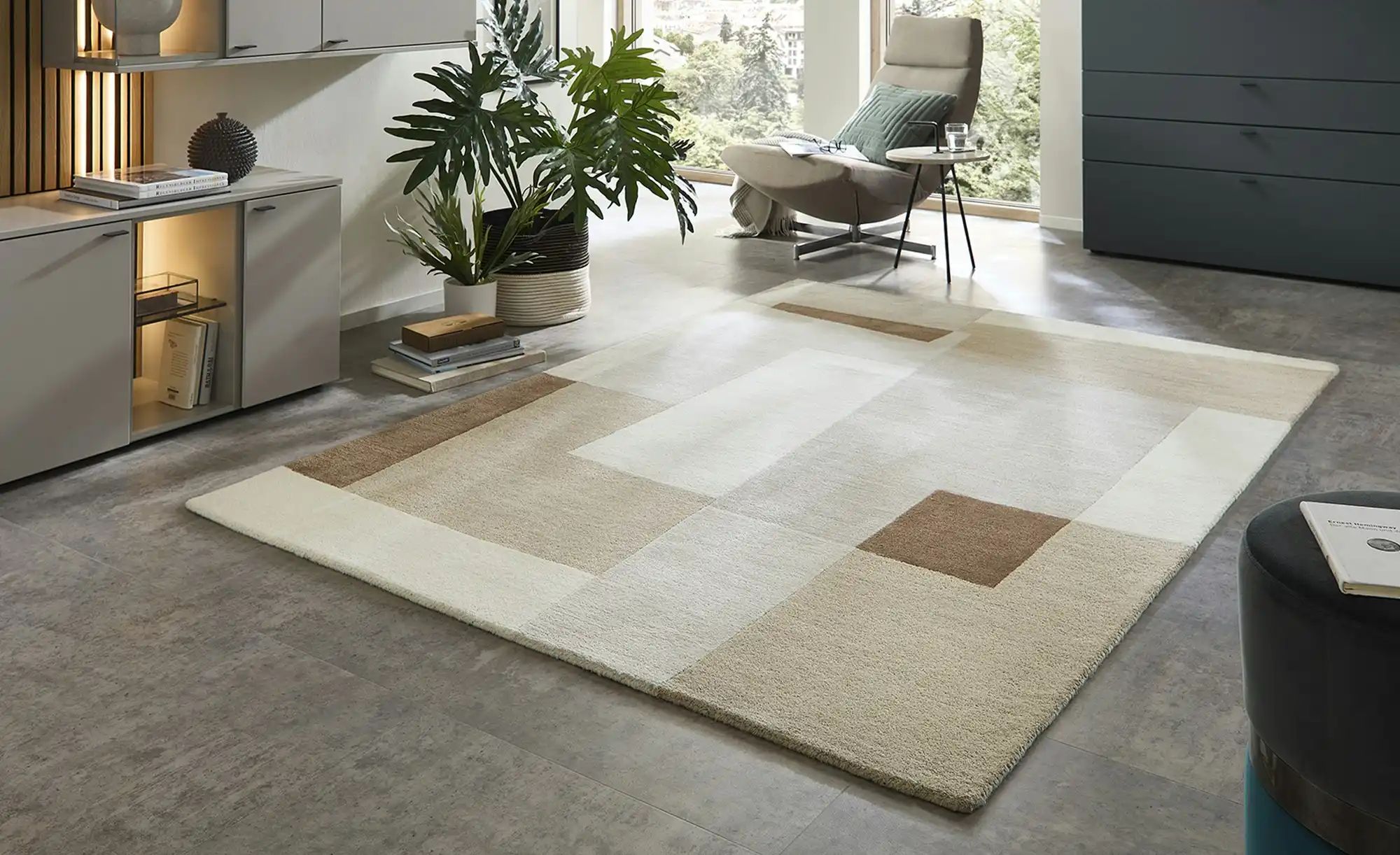 Thumbnail - Handtuft-Teppich  Vancouver ¦ Wolle,Viskose ¦ Maße (cm): B: 190 Teppiche > Wohnteppiche - Höffner